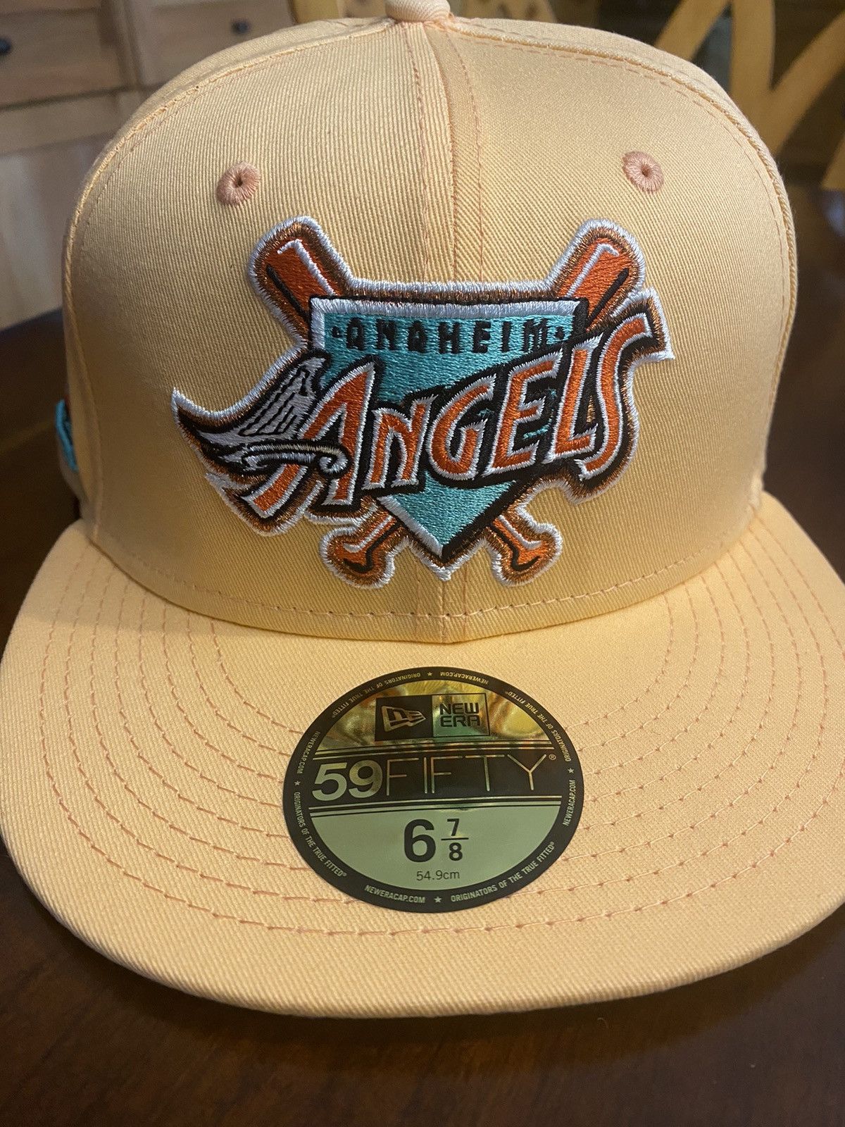New Era New Era Angels Peach Fitted Size ONE SIZE - 1 Thumbnail