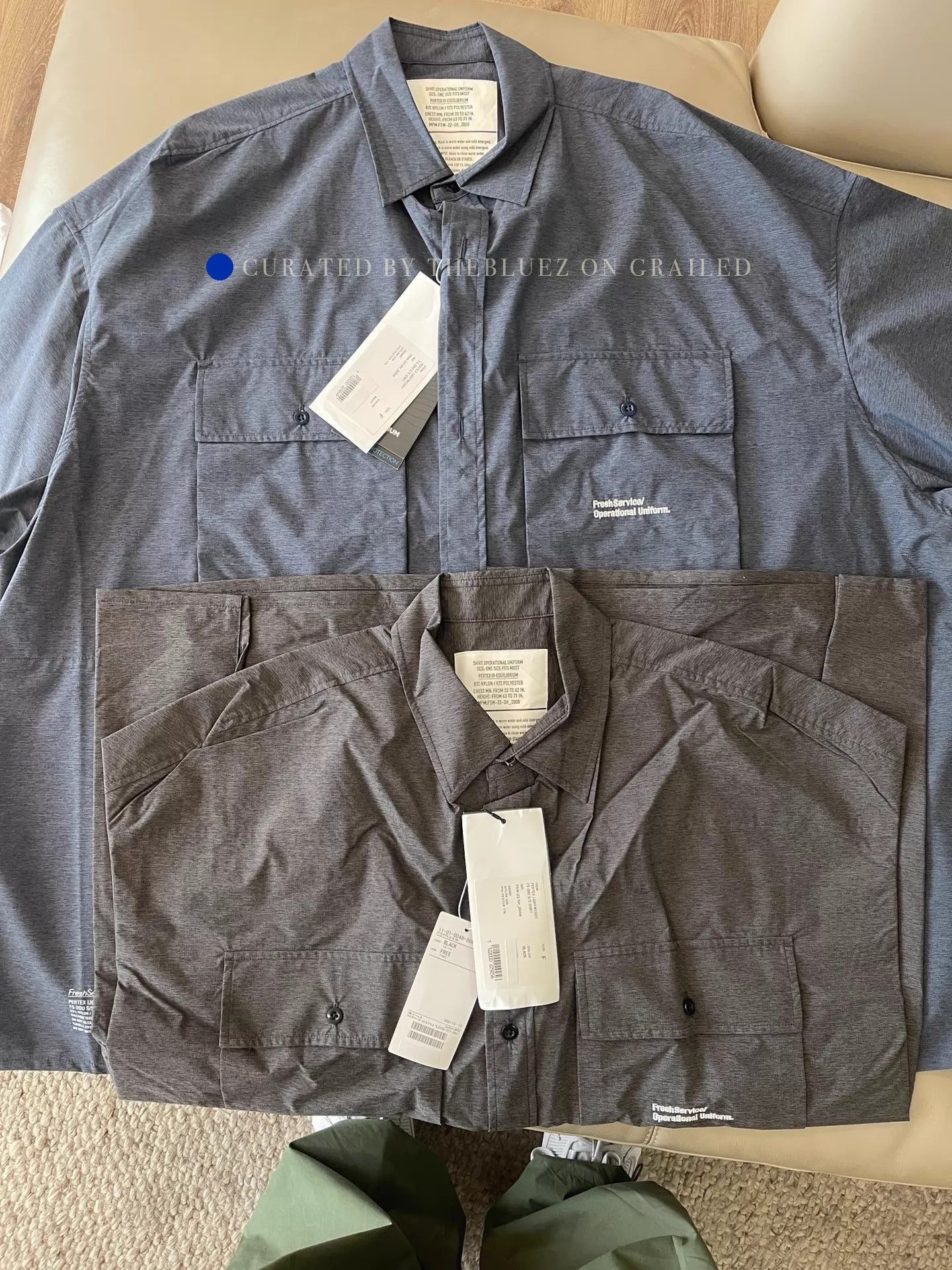Beams Plus Short Sleeve Blue Button-Up Shirt Size US L / EU 52-54 / 3 - 1 Thumbnail