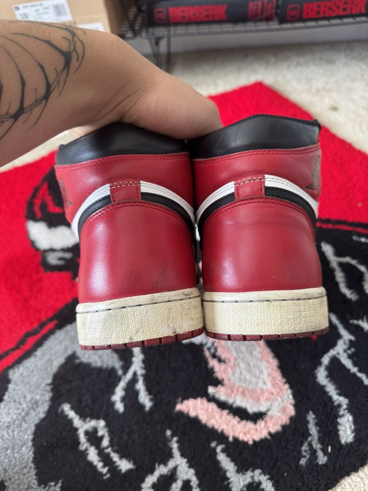 Jordan Brand Jordan 1 Black Toe Size US 10.5 / EU 43-44 - 4 Thumbnail