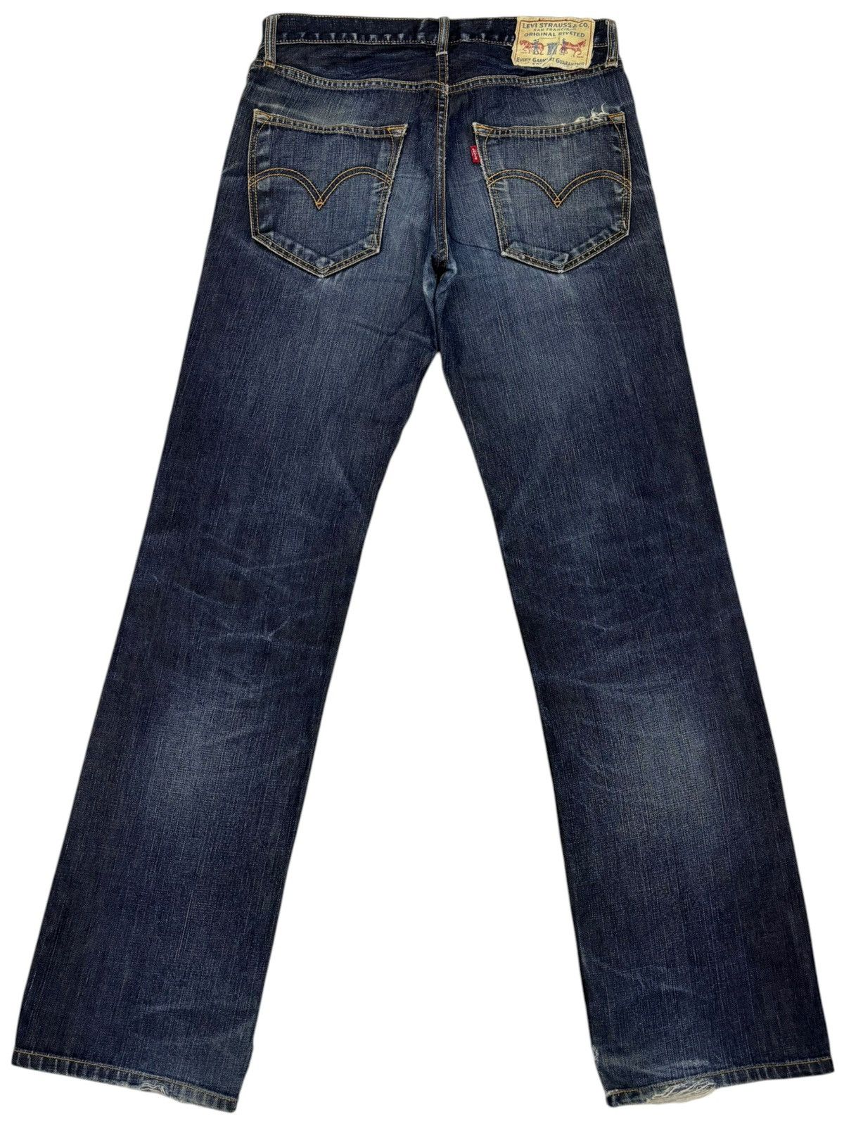 Hysteric Glamour VINTAGE LEVIS 502 DISTRESSED DENIM JEANS Size US 31 - 8 Thumbnail