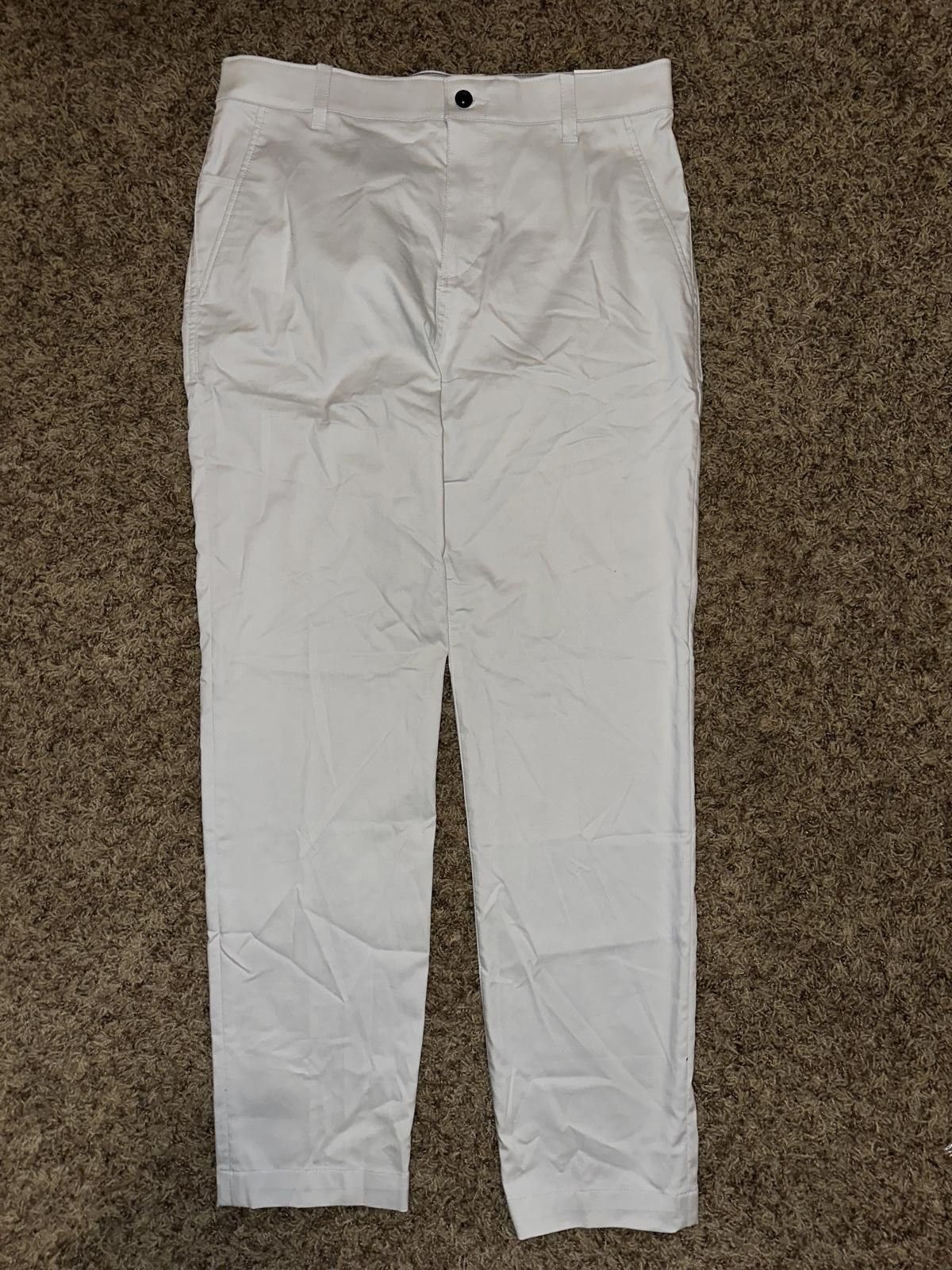 Nike Nike Men's Flex UV Chino Golf White Pants Size US 32 / EU 48 - 1 Thumbnail