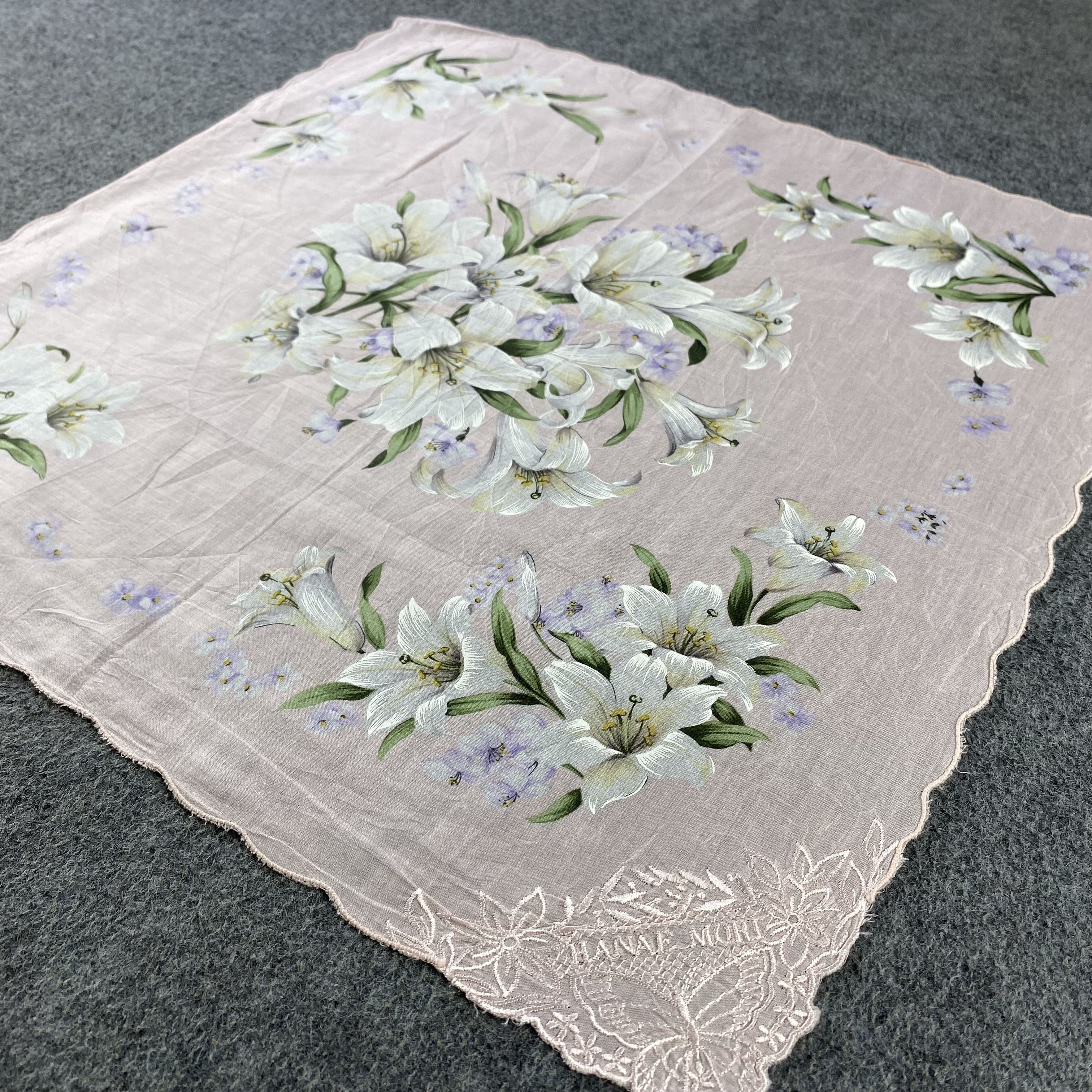 Hanae Mori Hanae Mori Handkerchief/Neckerchief/Bandana HC846 Size ONE SIZE - 2 Thumbnail