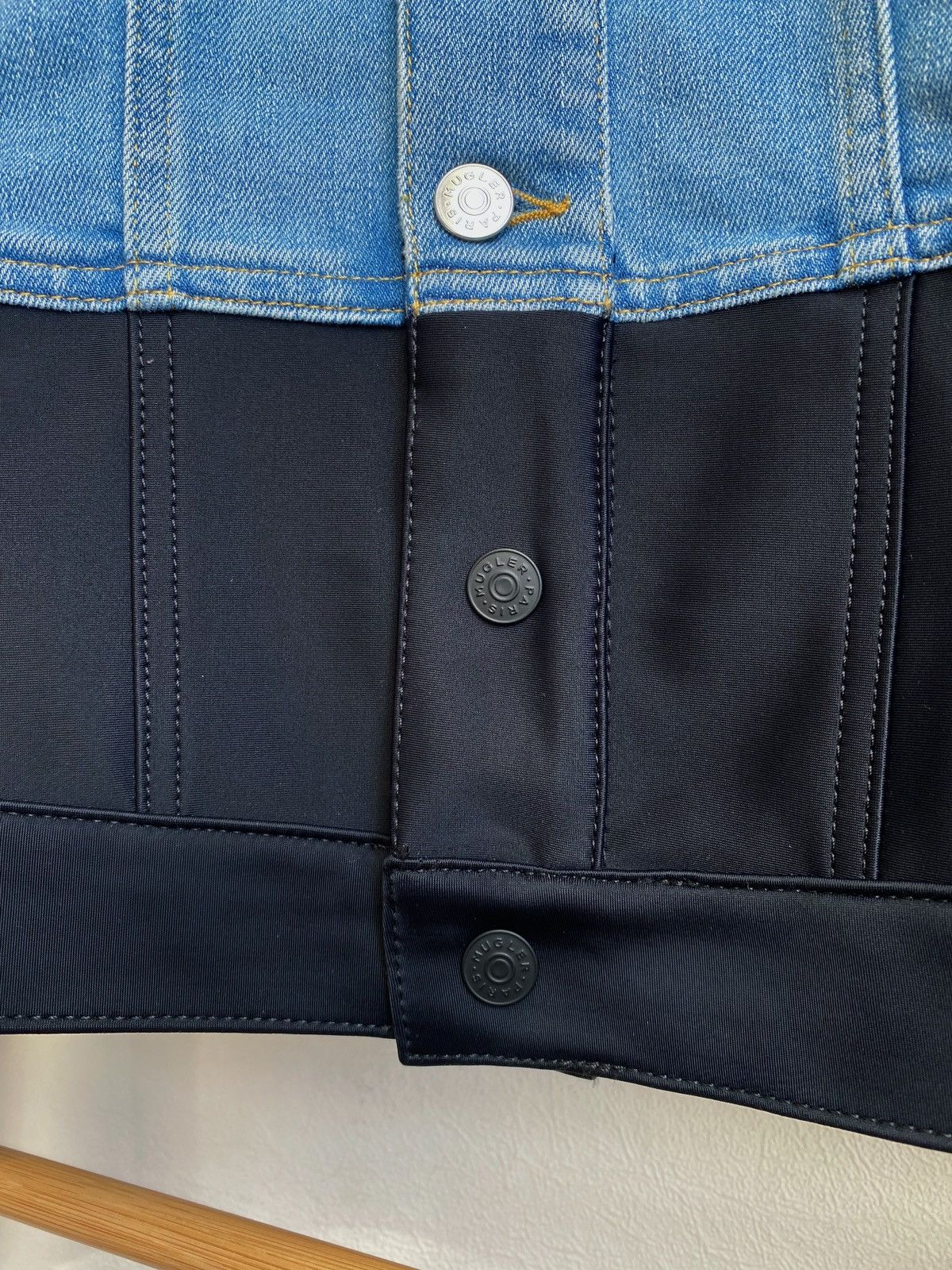 H&M × Mugler × Thierry Mugler Mugler x H&M Denim Jacket Size L Size US L / EU 52-54 / 3 - 15 Thumbnail