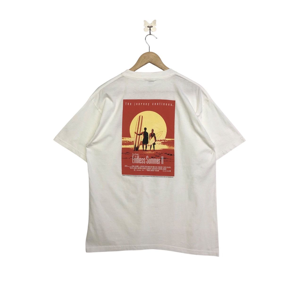 Vintage Vintage Bruce Brown The Endless Summer 2 Movie Tshirt Size US M / EU 48-50 / 2 - 1 Thumbnail