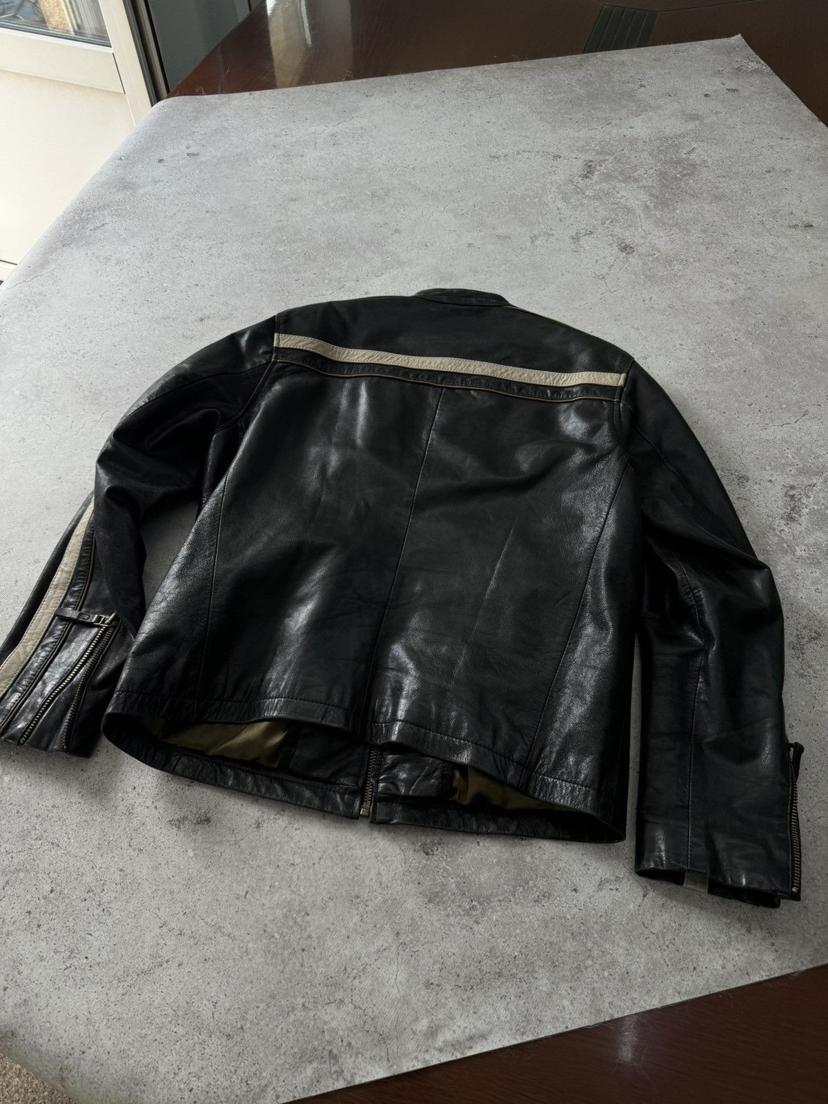 Yohji Yamamoto VNT 00s Soft Real Leather Racing Jacket Size US L / EU 52-54 / 3 - 2 Thumbnail