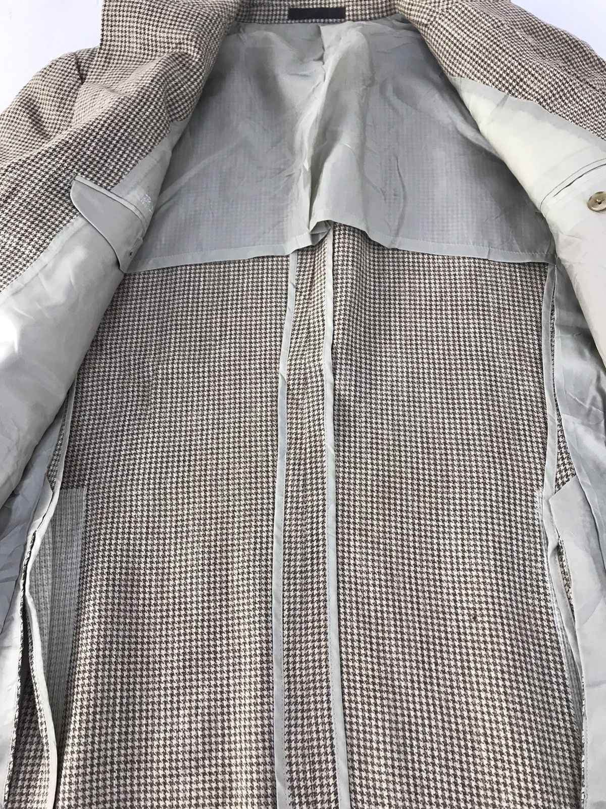 Burberry Burberry London Blazer Coat Jacket Mini Houndstooth Design Size 42R - 5 Thumbnail