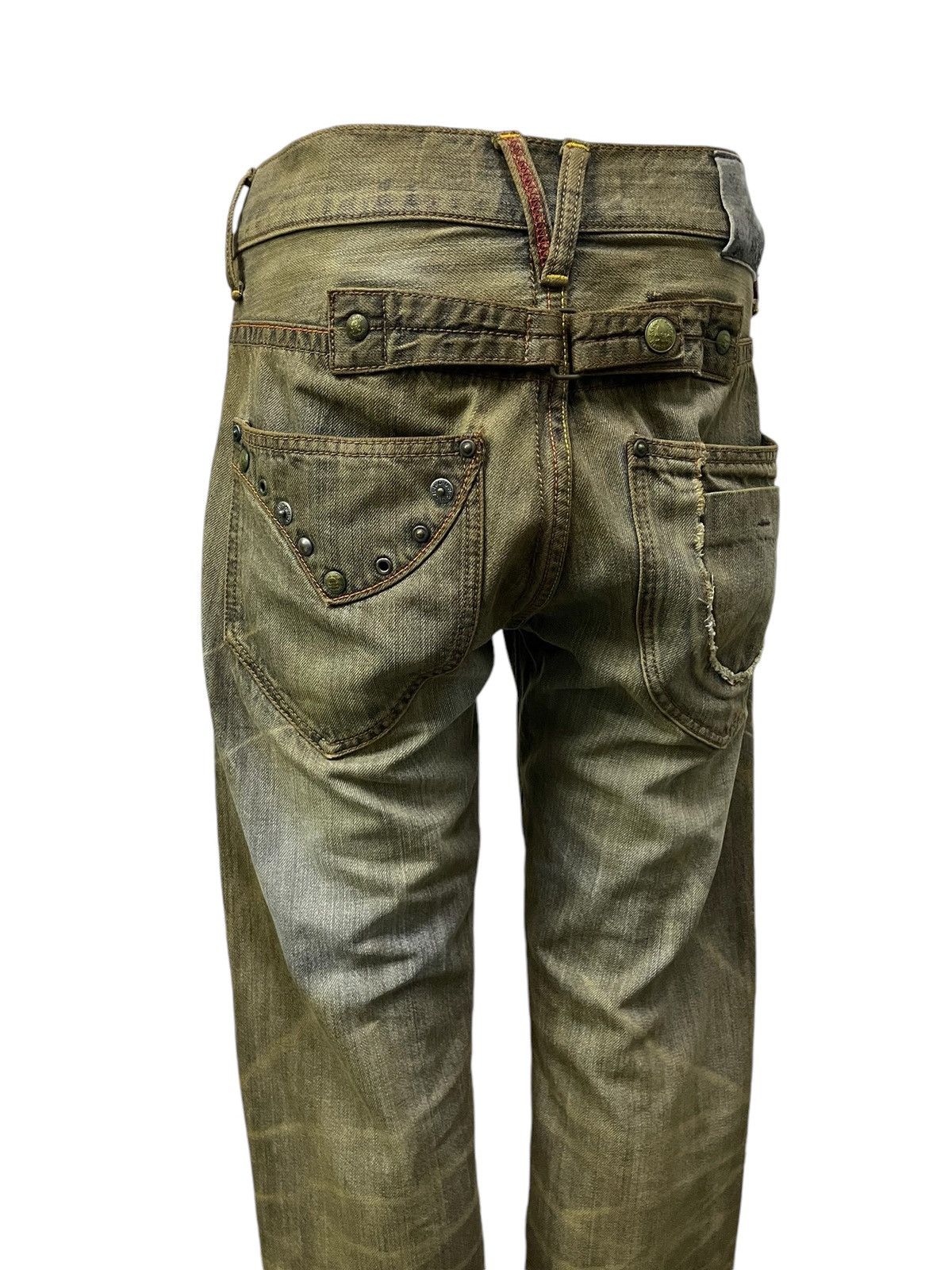 FUSAI × Hysteric Glamour Rush Hour Japan Muddy Wash Zipper Pocket Jeans Size US 29 - 7 Thumbnail