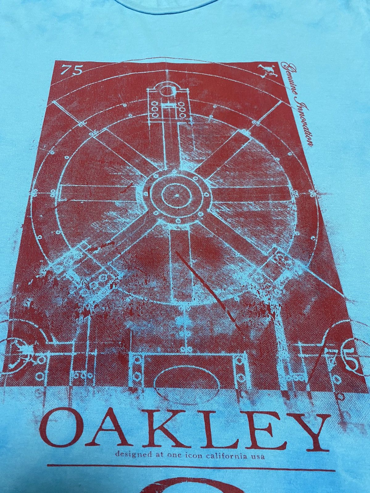 Oakley Vintage OAKLEY Big logo USA Tee size L Size US L / EU 52-54 / 3 - 4 Thumbnail