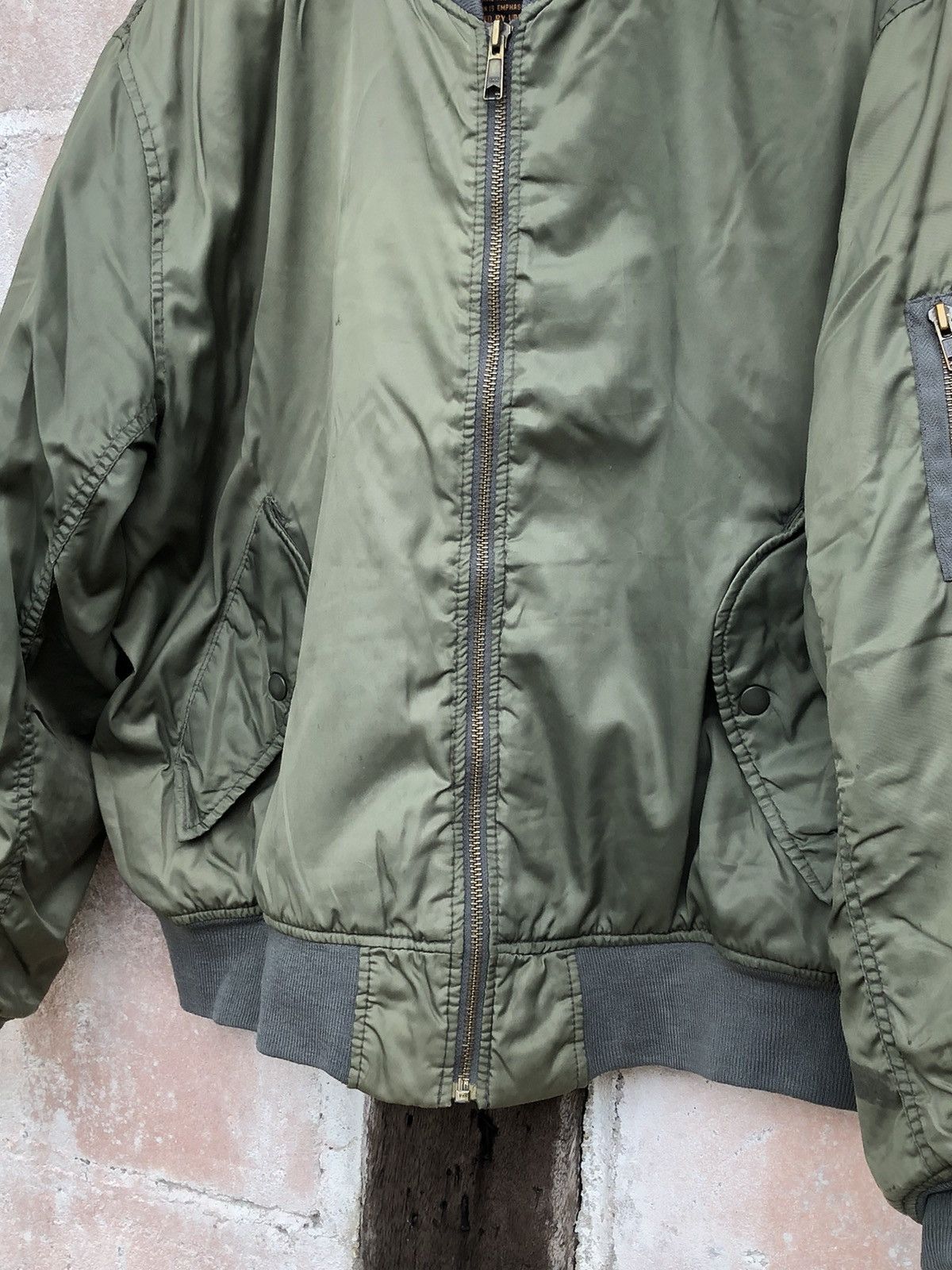 Japanese Brand Bomber Jacket UpRight Military Size US L / EU 52-54 / 3 - 5 Thumbnail