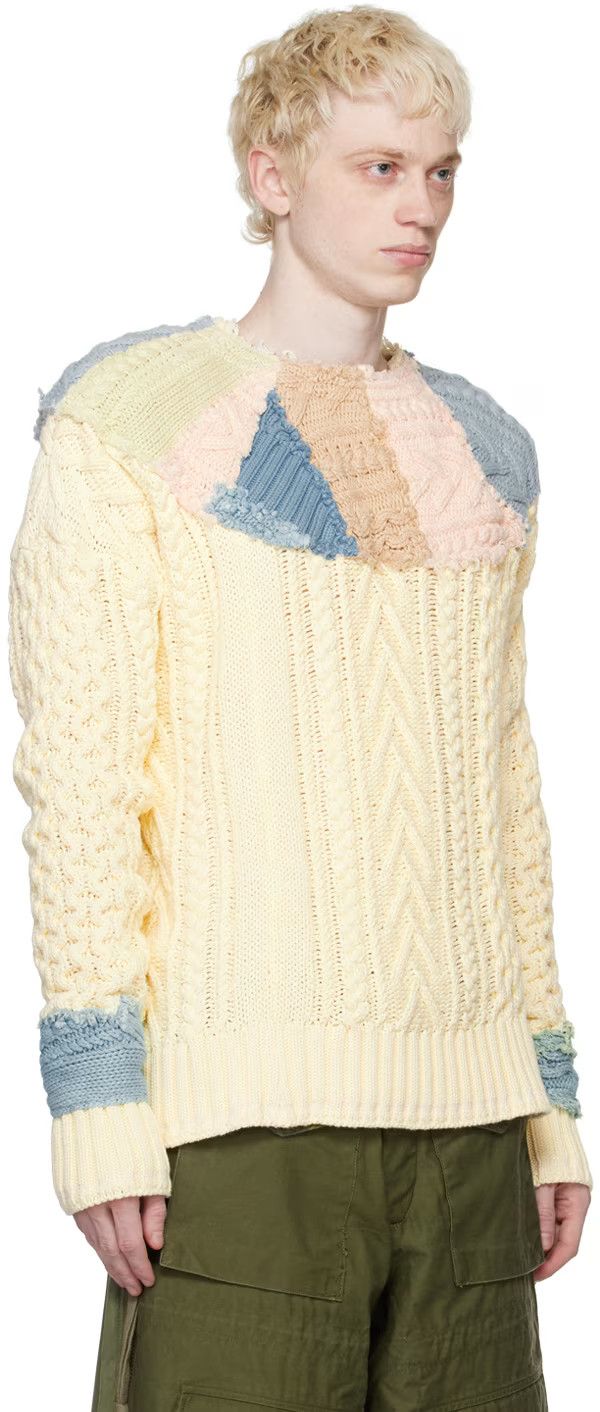Greg Lauren $2000 NWT Greg Lauren Stitchwork Fair Isle Sweater Small Size US S / EU 44-46 / 1 - 3 Thumbnail