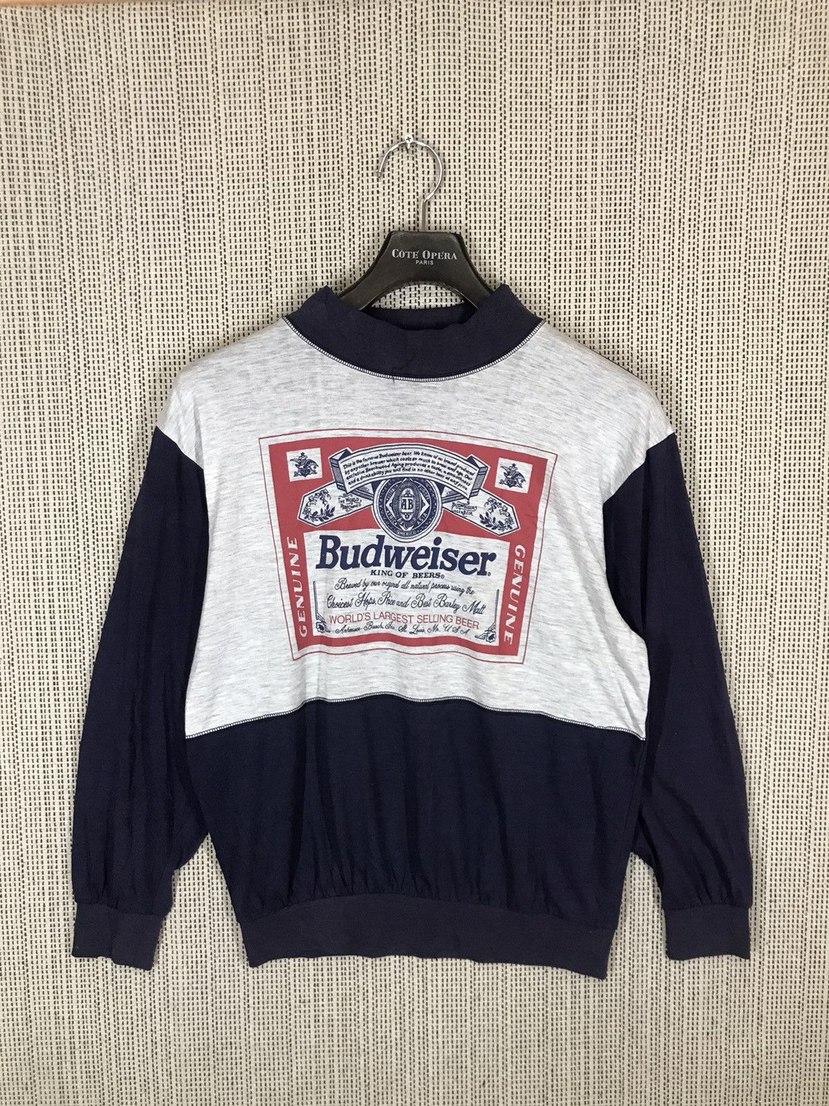 Budweiser ‼️VINTAGE BUDWRISER SWEATSHIRT DISTRESSED ‼️ Size US M / EU 48-50 / 2 - 1 Thumbnail