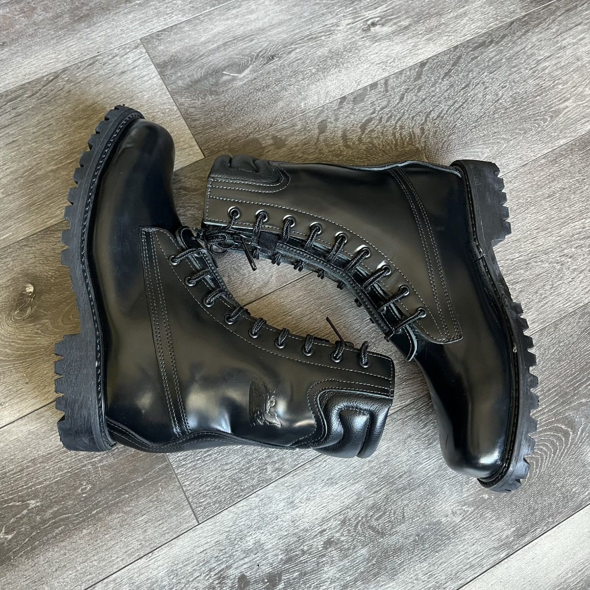 Vibram All American Boot Structural Firefighter Black Leather Boots Size US 10 / EU 43 - 4 Thumbnail