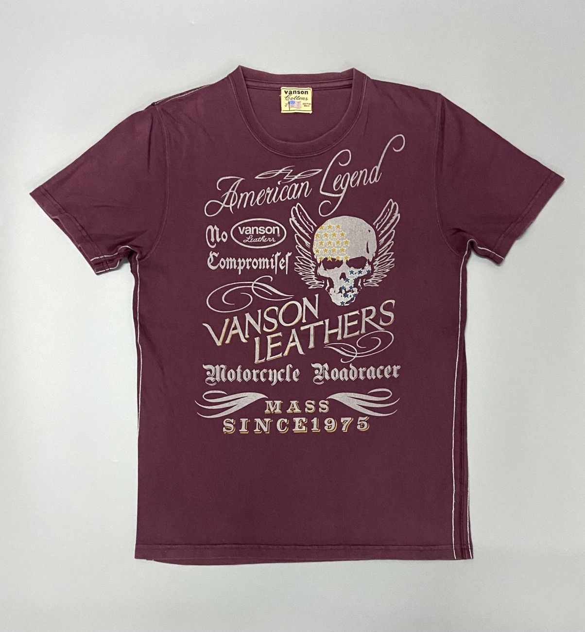 Vanson Leathers Vanson Leathers graphic t-shir Size US S / EU 44-46 / 1 - 3 Thumbnail
