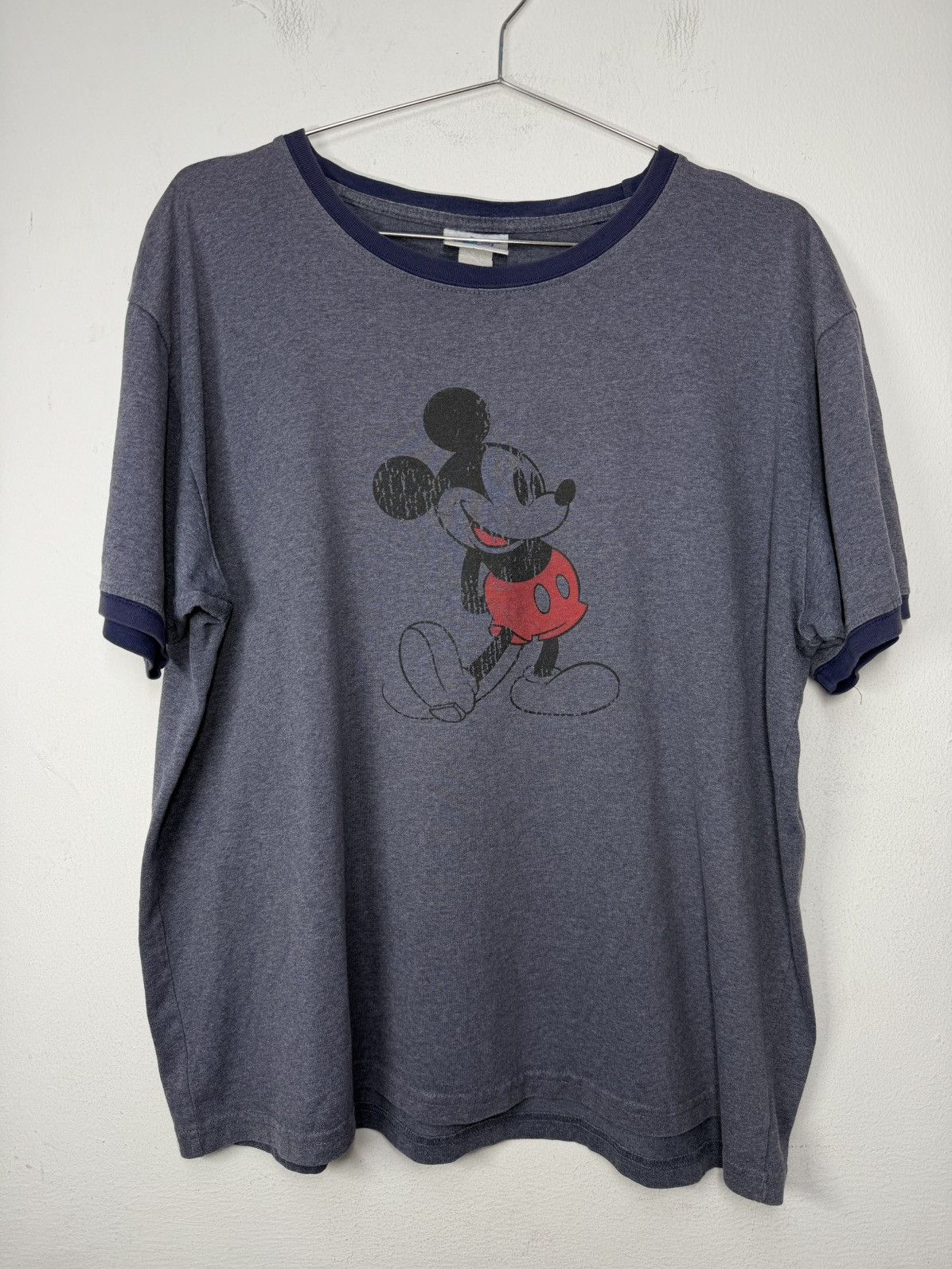 Disney VINTAGE Disneyland Resort Mickey Mouse Ringer Size US L / EU 52-54 / 3 - 2 Thumbnail
