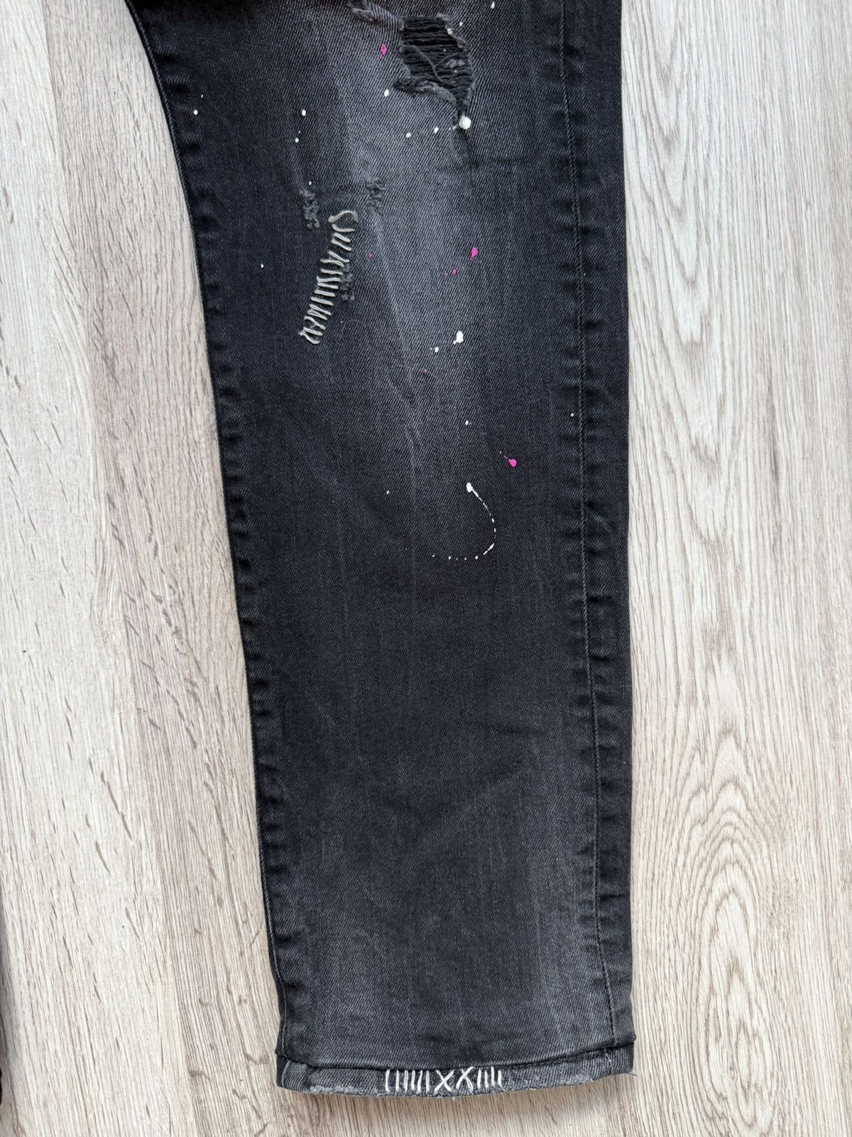 Dsquared2 Dsquared2 Slim Jeans Distressed Paint Splatter Patch Size US 32 / EU 48 - 2 Thumbnail