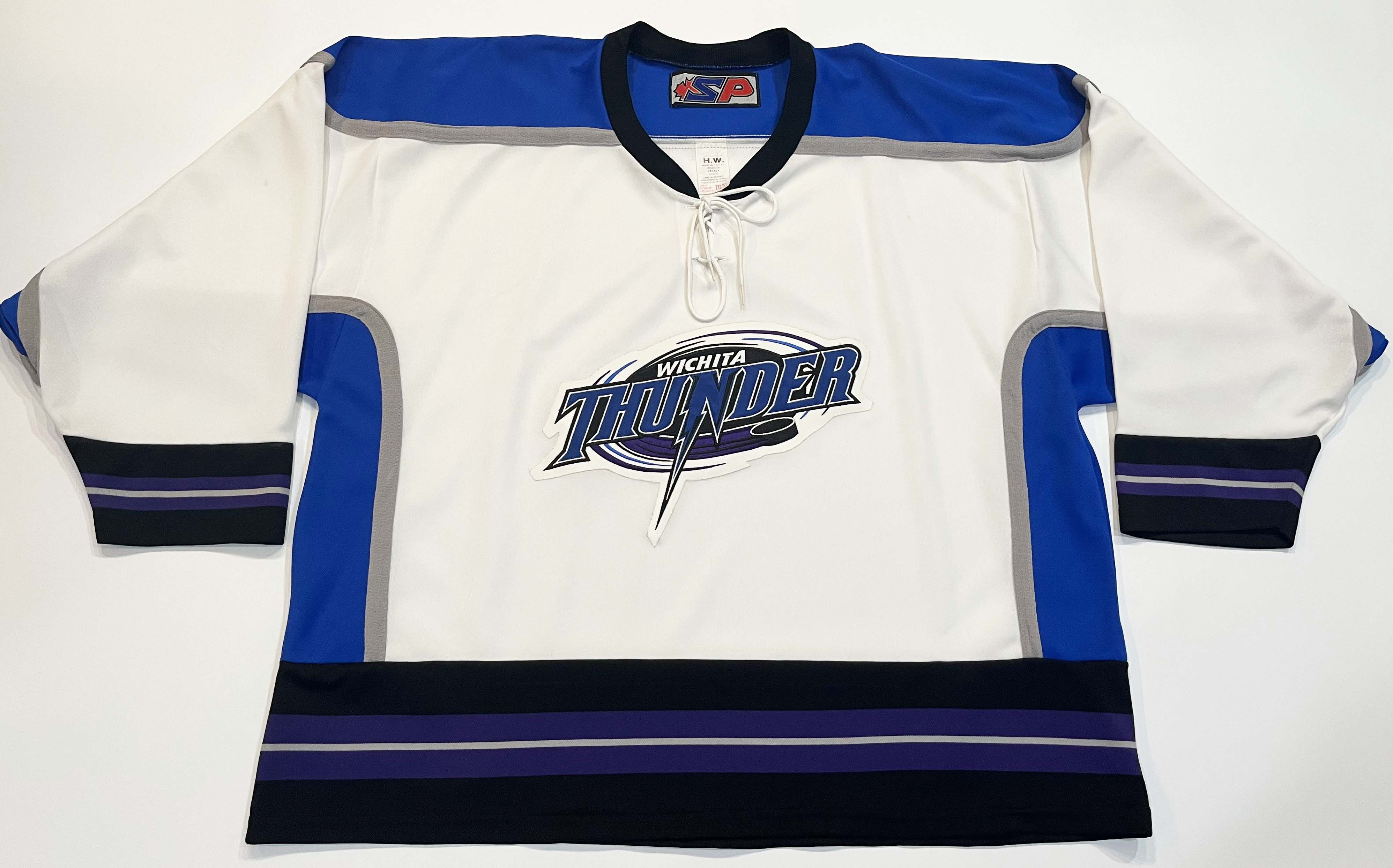 Vintage SP Wichita Thunder ECHL CHL Hockey Jersey Size US XL / EU 56 / 4 - 1 Thumbnail