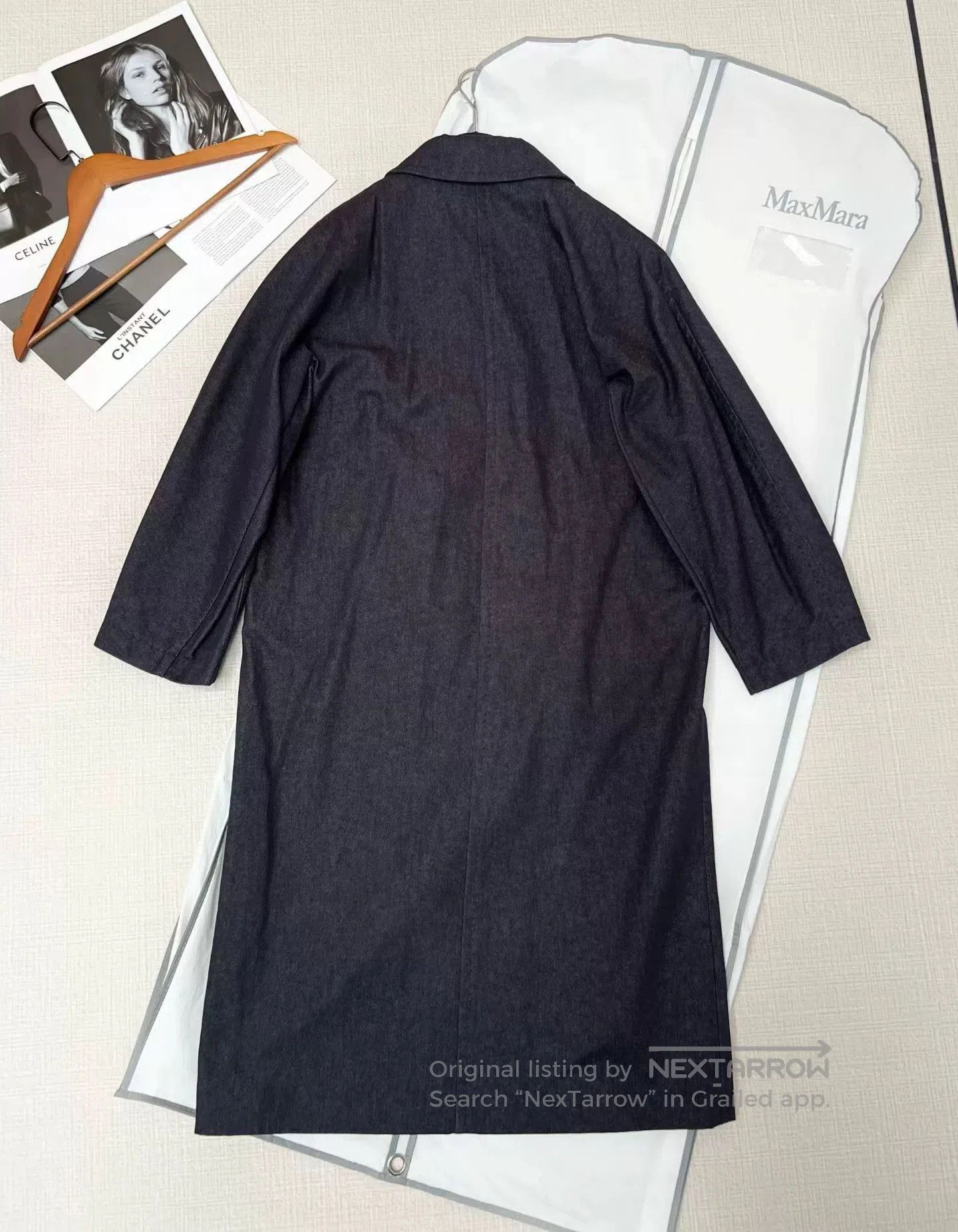 Other Max Mara 101801 Denim Coat. Size US L / EU 52-54 / 3 - 3 Thumbnail