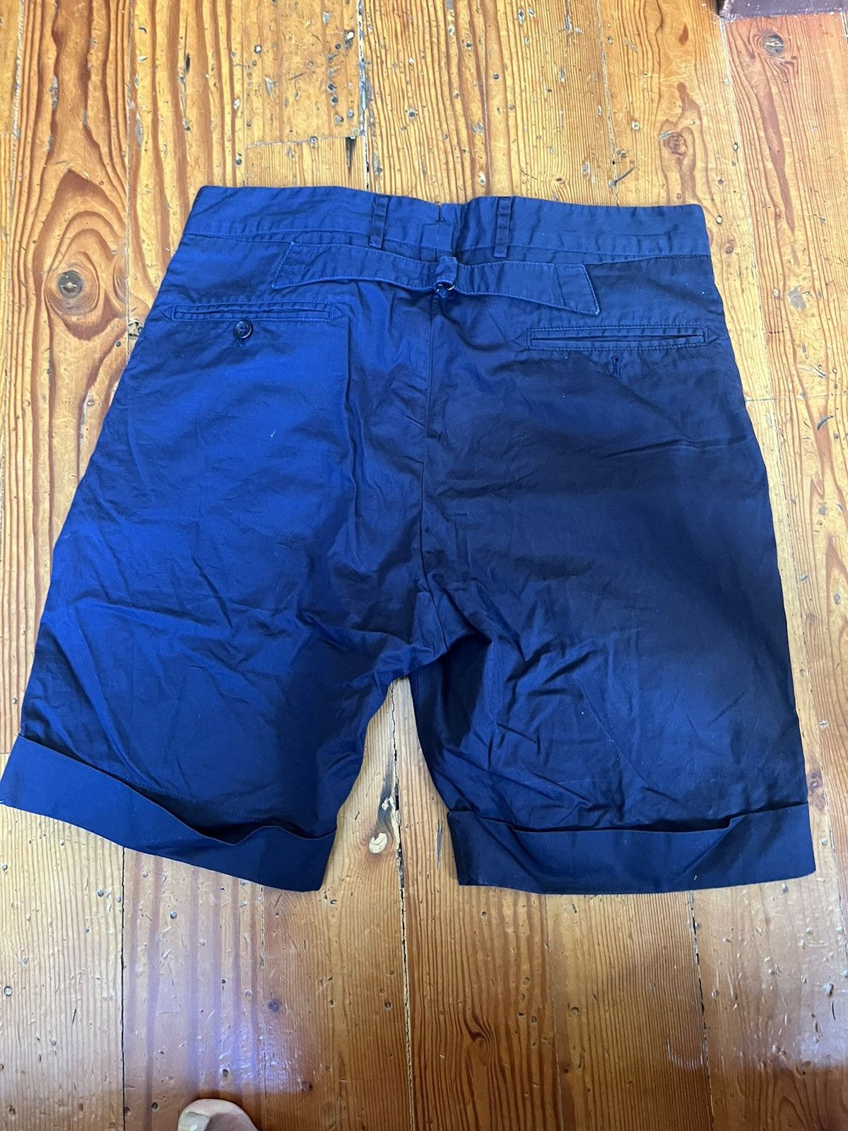 Engineered Garments Navy shorts cuffed with back tightener Size US 34 / EU 50 - 6 Thumbnail
