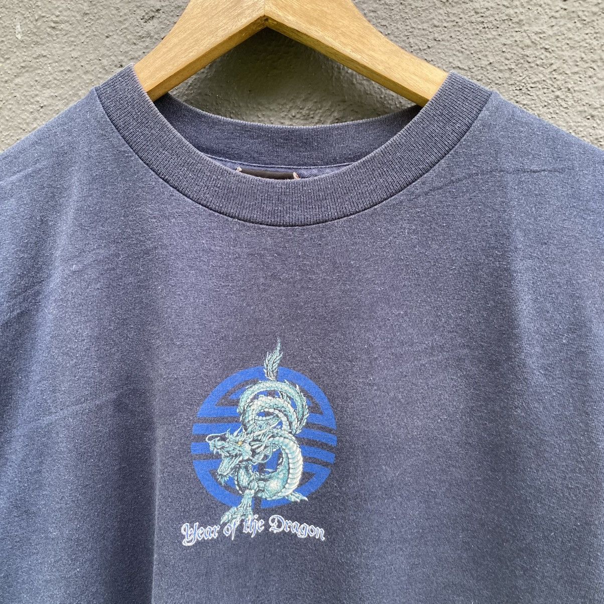 Hook-Ups Thrashed Faded 90s Year Of The Dragon Streetwear Tee Size US L / EU 52-54 / 3 - 5 Thumbnail