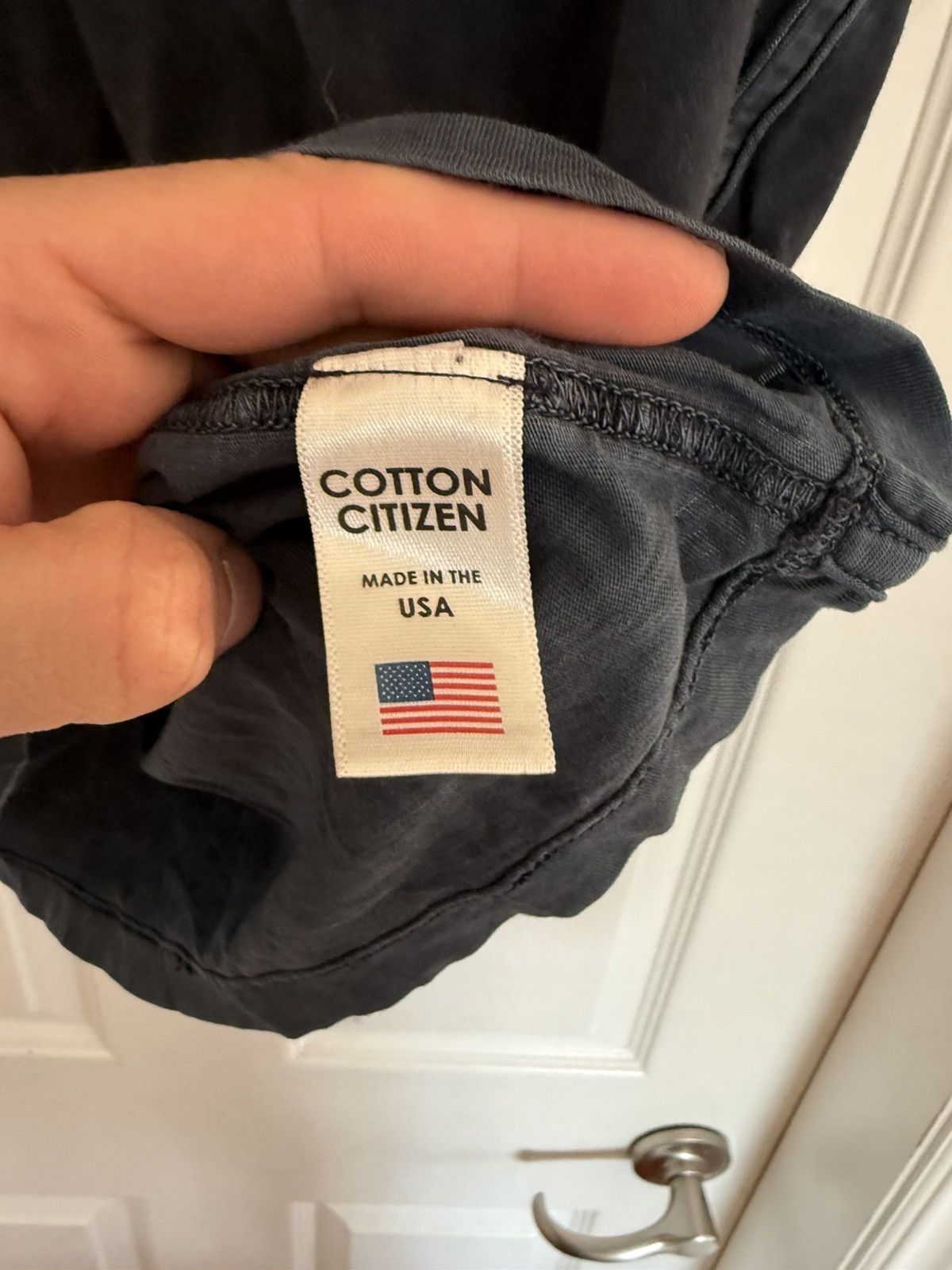 COTTONCITIZEN Navy Blue Pocket Tee Size US M / EU 48-50 / 2 - 3 Thumbnail