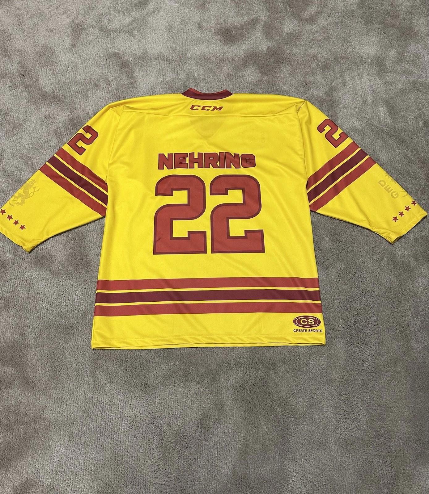 Ccm Düsseldorfer EG CCM Hockey Jersey Germany NEHRING #22 Sz XL Size US XL / EU 56 / 4 - 9 Thumbnail