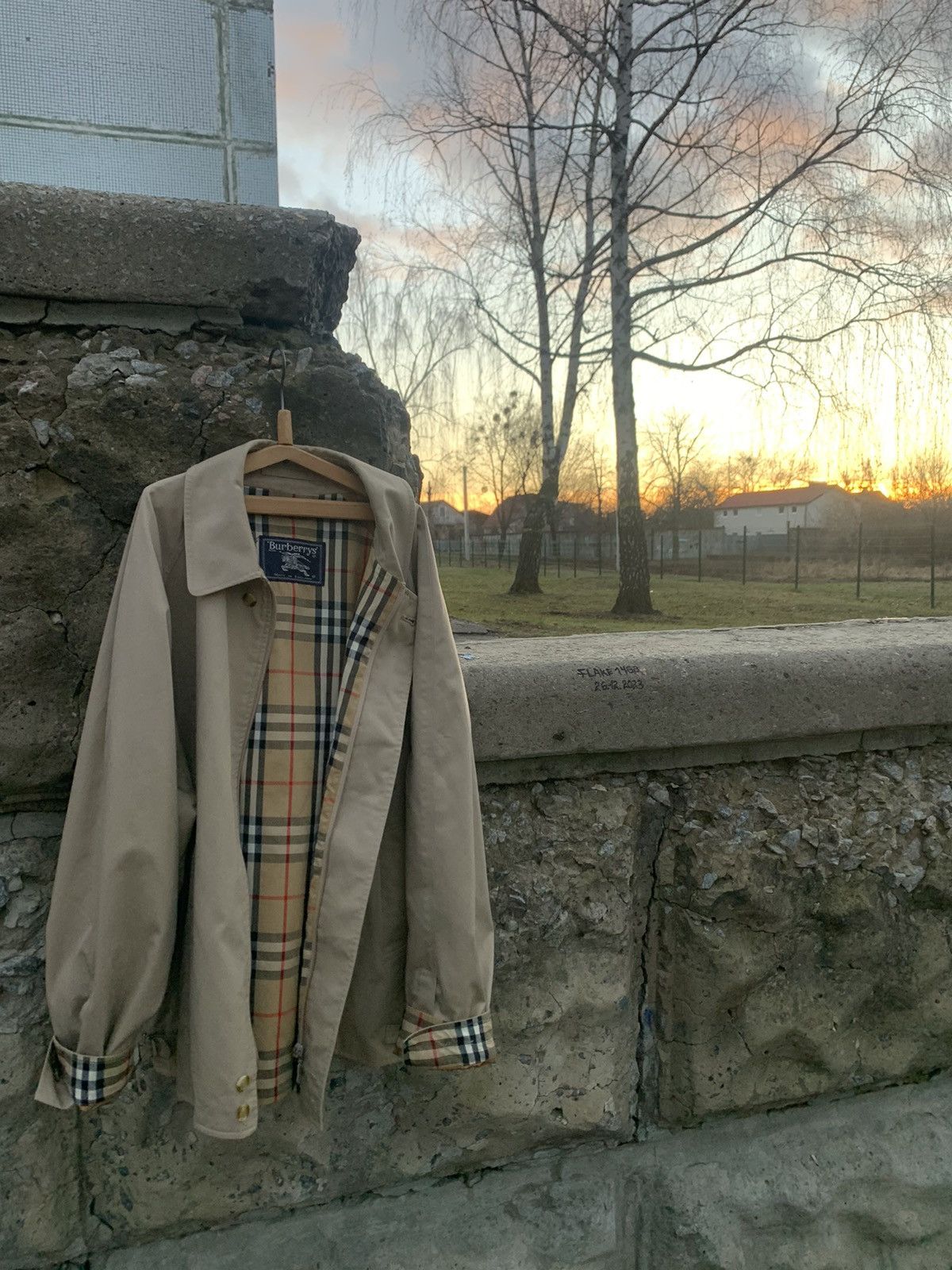 Old burberry jacket best sale