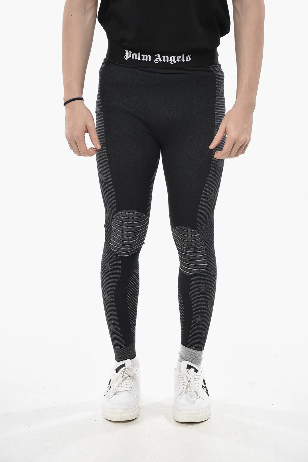 Palm Angels og1mm0326 Thermal Leggings in Black Size US 36 / EU 52 - 1 Thumbnail