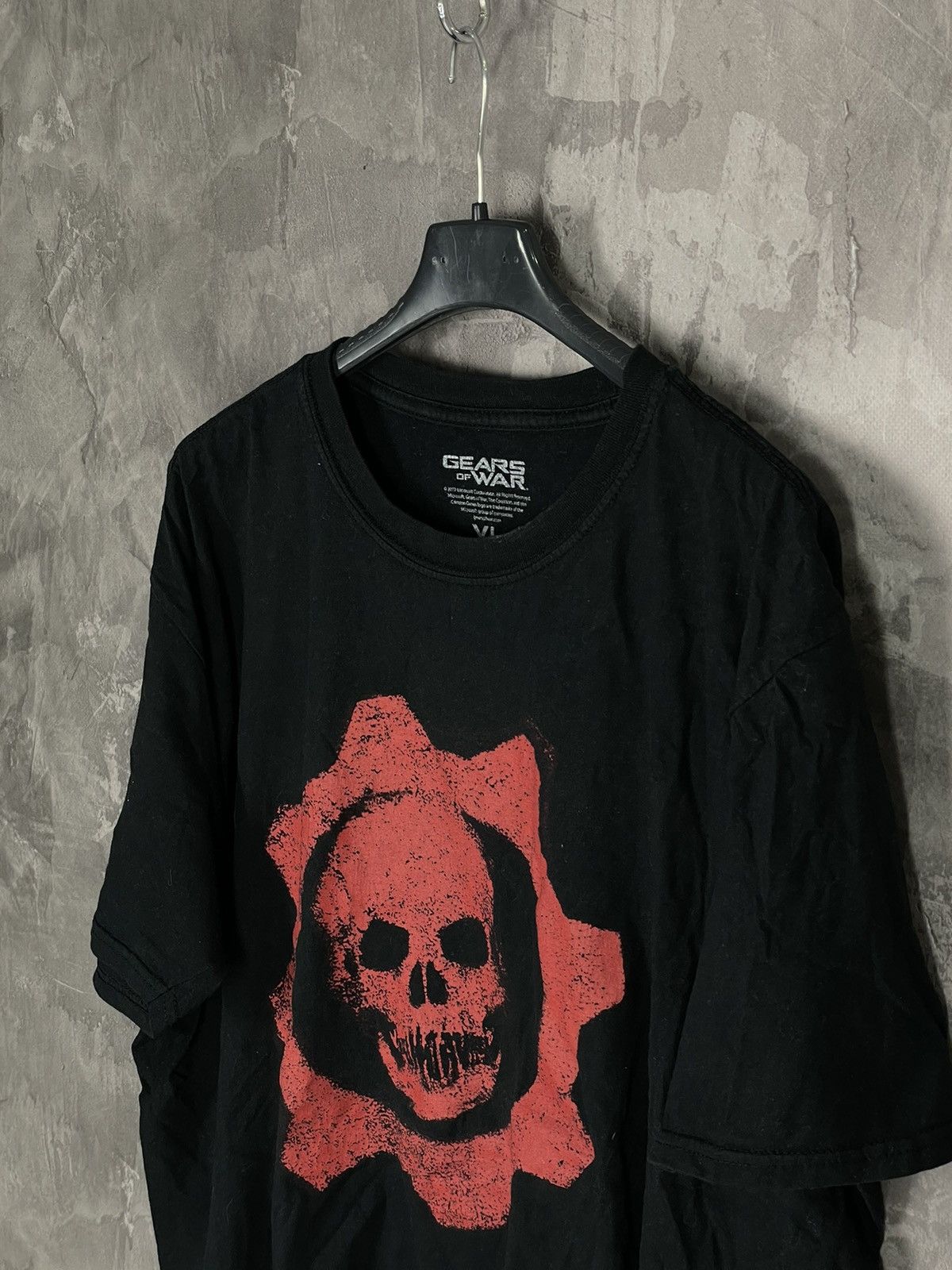 Vintage Vintage Gears of War T shirt 00s Video Game Black Sz M Size US M / EU 48-50 / 2 - 5 Thumbnail