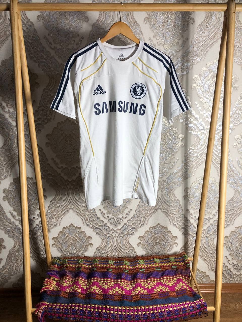 Adidas Vintage Adidad FC Chelsea London England Soccer Jersey Y2K Size US M / EU 48-50 / 2 - 1 Thumbnail