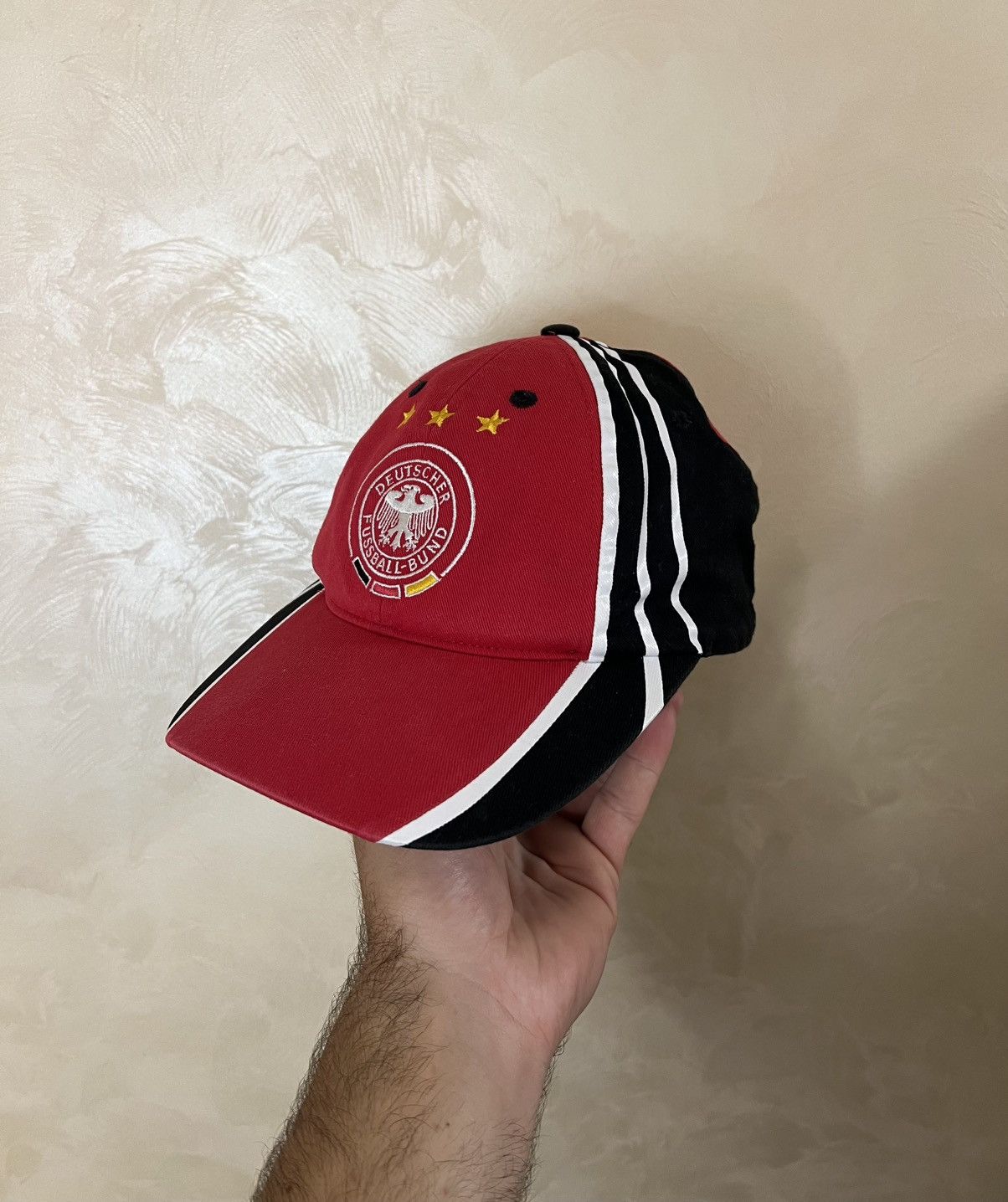 Adidas VINTAGE ADIDAS GERMANY Soccer Football Snapback Cap Hat Size ONE SIZE - 2 Thumbnail