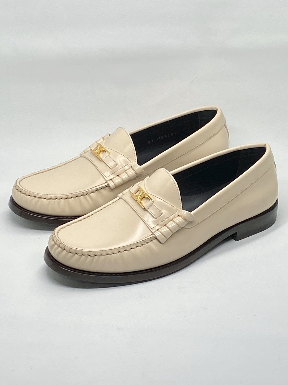 Celine Celine Luco Triomphe in polished bull loafers size 39 Size US 9 / IT 39 - 5 Thumbnail