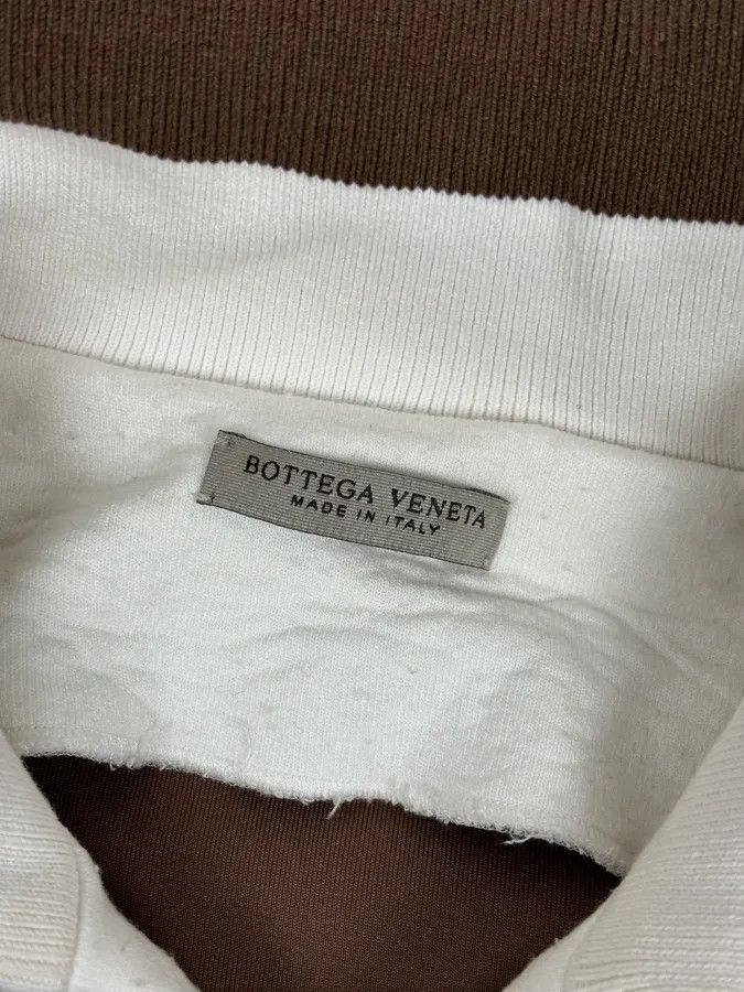 Bottega Veneta Bottega Veneta White Brown & Red Tricolor Track Jacket Size S / US 4 / IT 40 - 9 Thumbnail