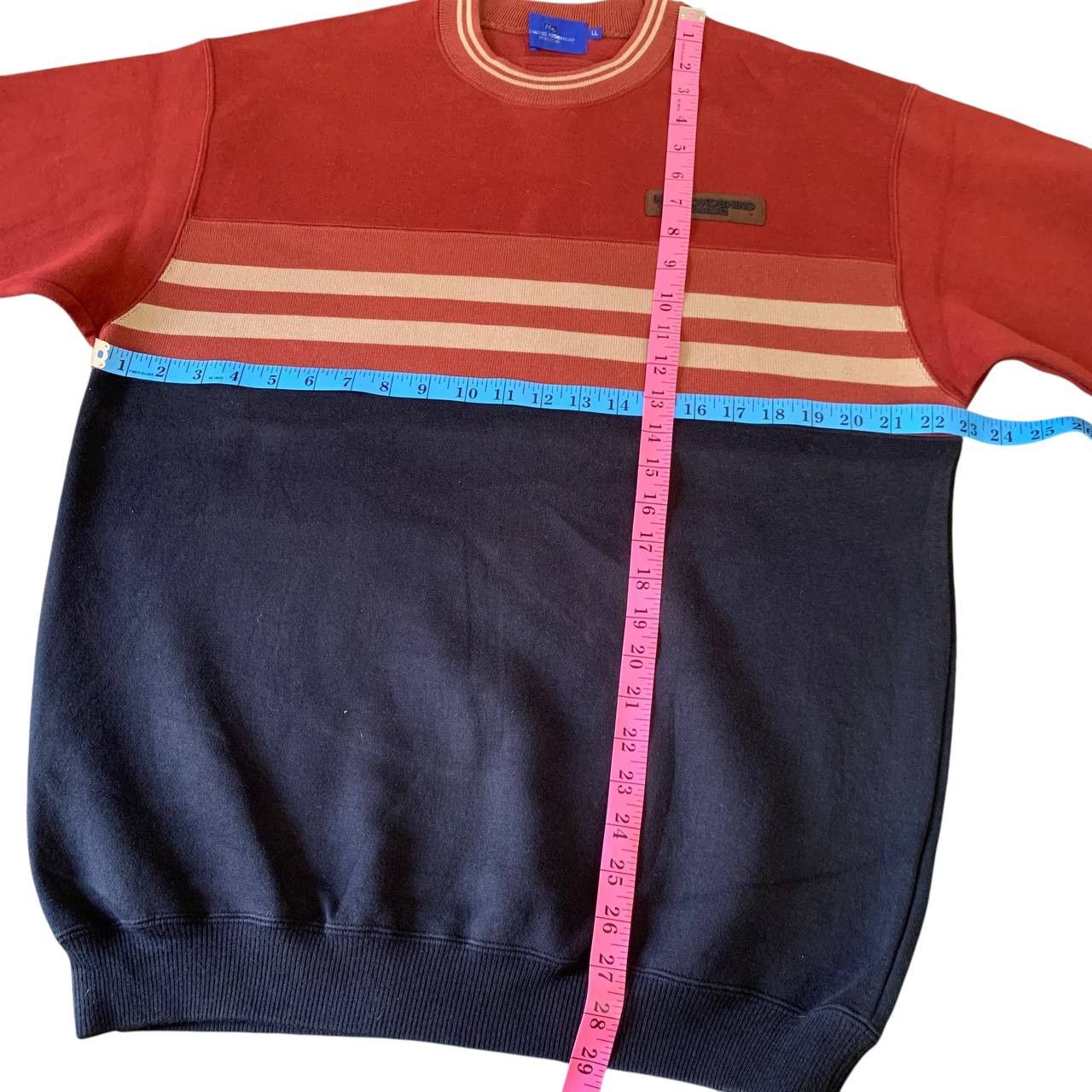 Hiroko Koshino Homme Vintage Hiroko Koshino Sweatshirt Stripe Large Size US L / EU 52-54 / 3 - 4 Thumbnail