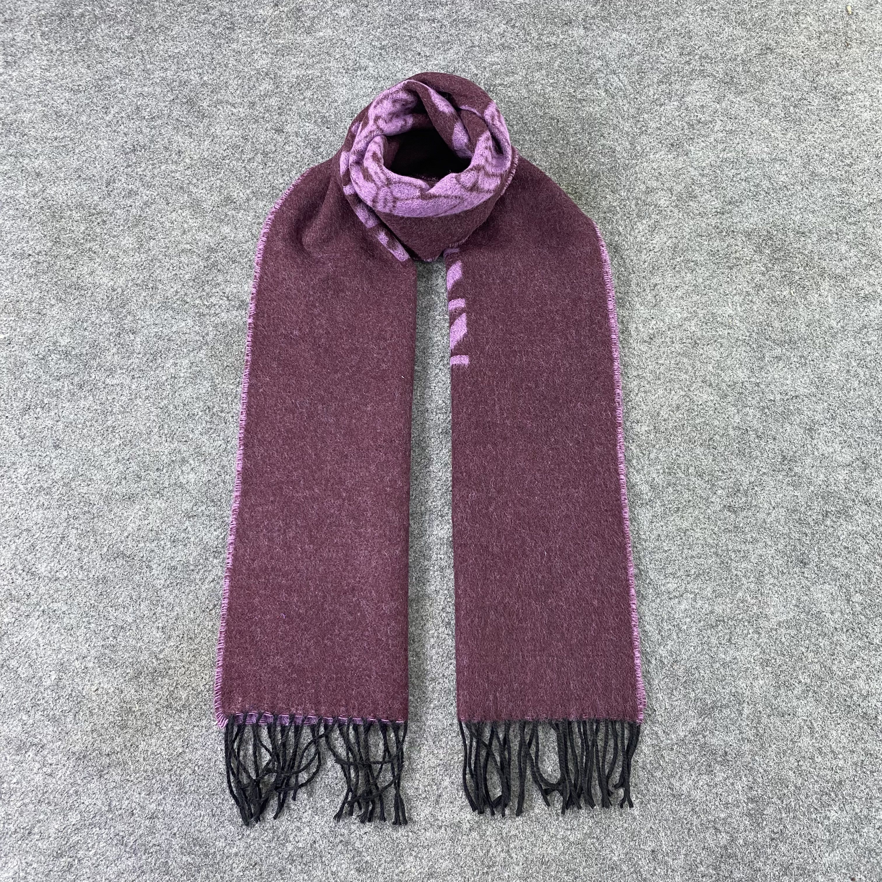 Krizia Uomo Krizia Jeans Wool Muffler/ Scar / Neckwear -T1381 Size ONE SIZE - 3 Thumbnail
