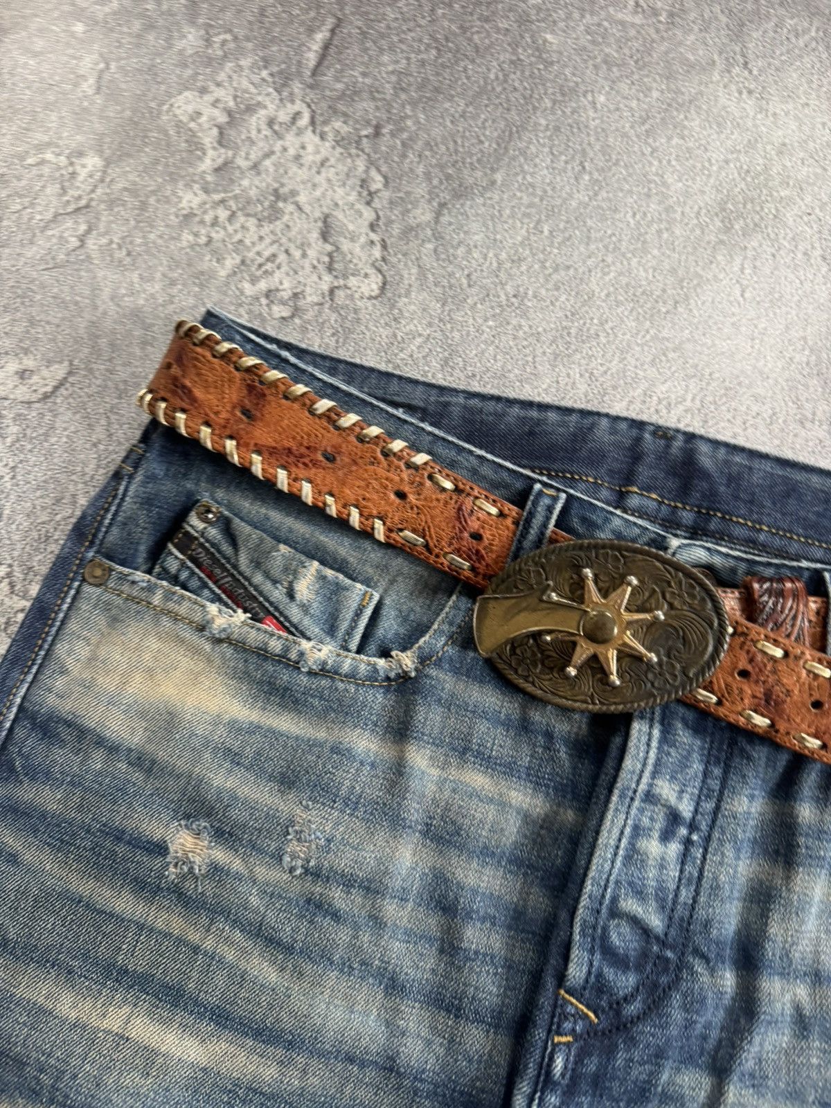 Cowboy Equipment 90s Belt vintage retro cowboy if six was nine L.G.B. Western Size ONE SIZE - 2 Thumbnail