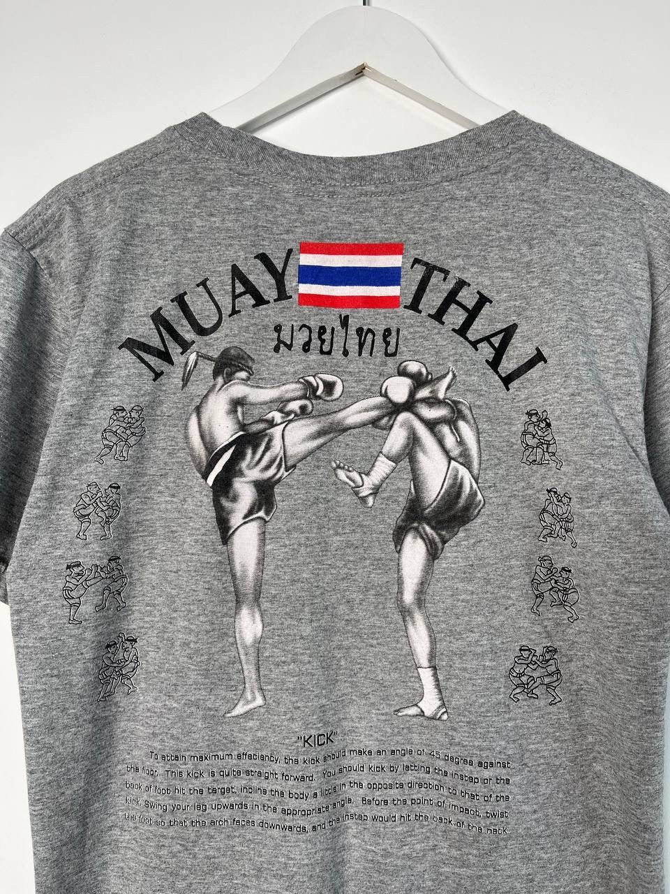 Other Vintage Muay Thai Thailand Boxing Grey Tee Size US L / EU 52-54 / 3 - 4 Thumbnail