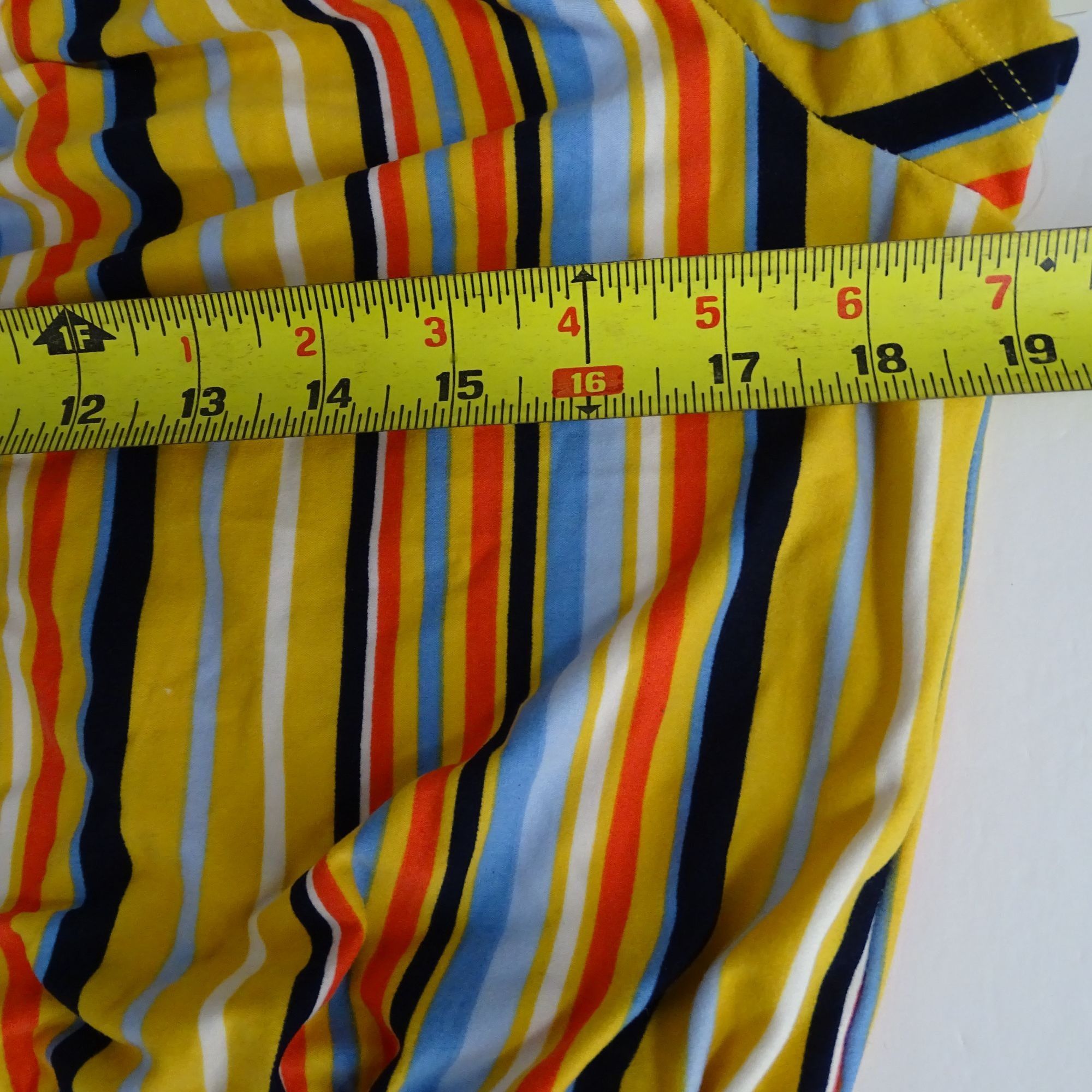 Other Eye Candy Multicolor Striped Off-Shoulder Jumpsuit Size 1X Size 40" / US 18 - 11 Thumbnail