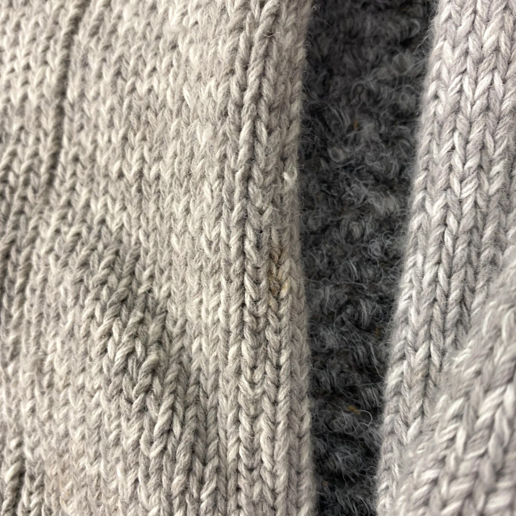 Sears VINTAGE Sears Sweater Mens Large Gray V-Neck Cable Knit Academia Preppy 90s Mens Size US L / EU 52-54 / 3 - 5 Thumbnail