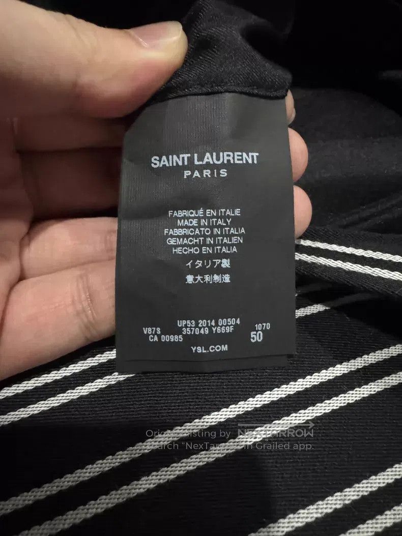 Saint Laurent Paris Saint Laurent Paris Gold Button Striped Men's Suit i Size US M / EU 48-50 / 2 - 5 Thumbnail
