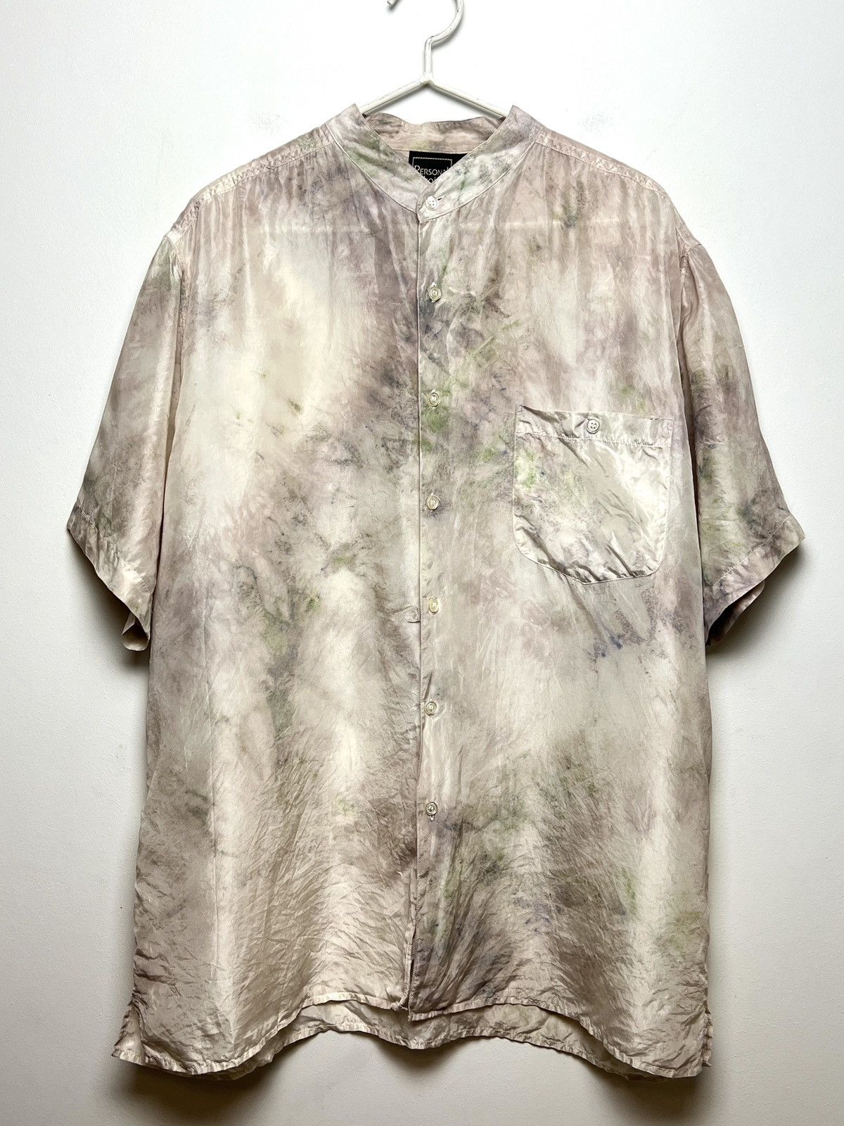 silk shimmer vintage tie dye shirt