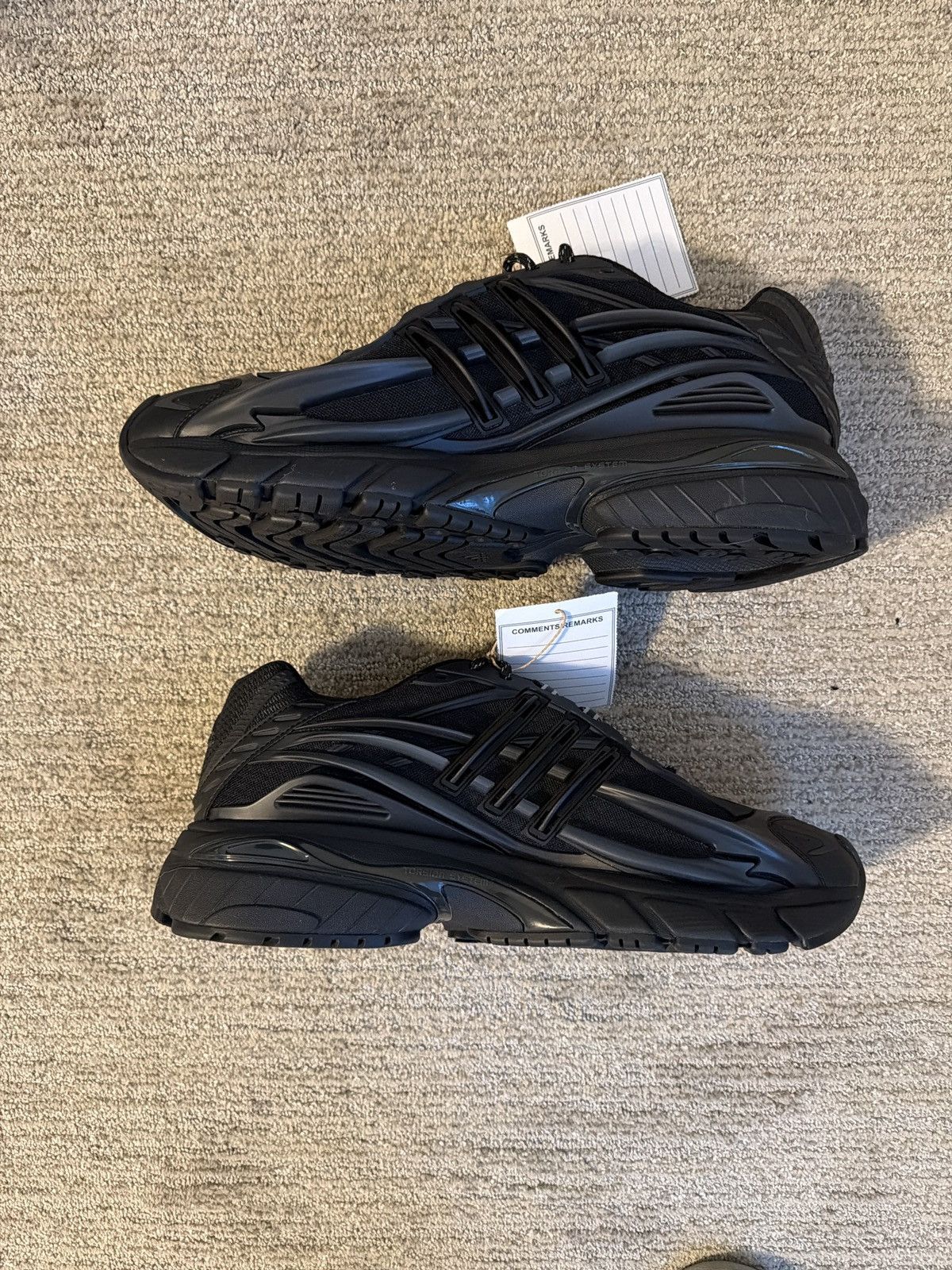 Adidas × Pharrell ADIDAS JELLYFISH TRIPLE BLACK Size US 15 / EU 48 - 3 Thumbnail