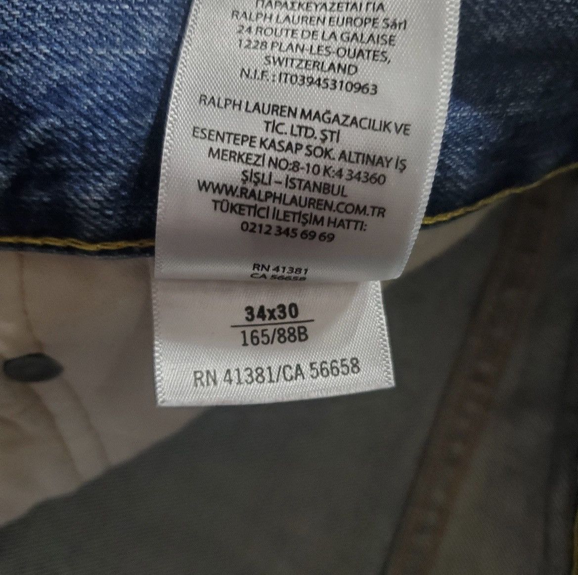Polo Ralph Lauren Polo Ralph Lauren Jeans 34x30 Straight Fit Blue Denim Light Size US 34 / EU 50 - 5 Thumbnail