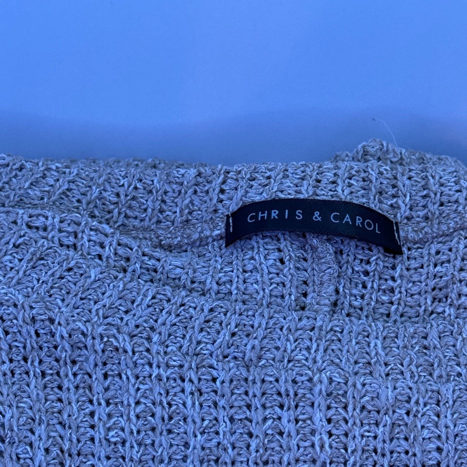 & Other Stories Chris & Carol Light Purple Open Knit Relaxed Sweater Women Size 3XL / US 20-22 - 8 Thumbnail
