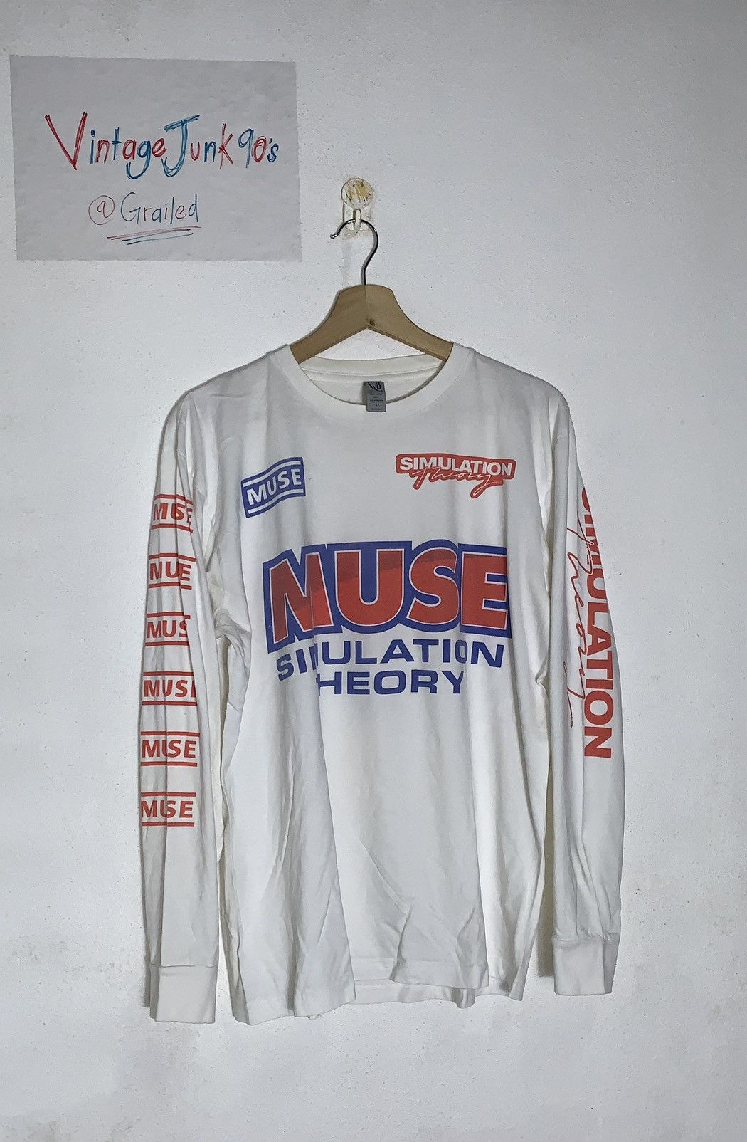 Band Tees MUSE BAND Long Sleeve t-shirt(Simulation theory) Size US M / EU 48-50 / 2 - 1 Thumbnail