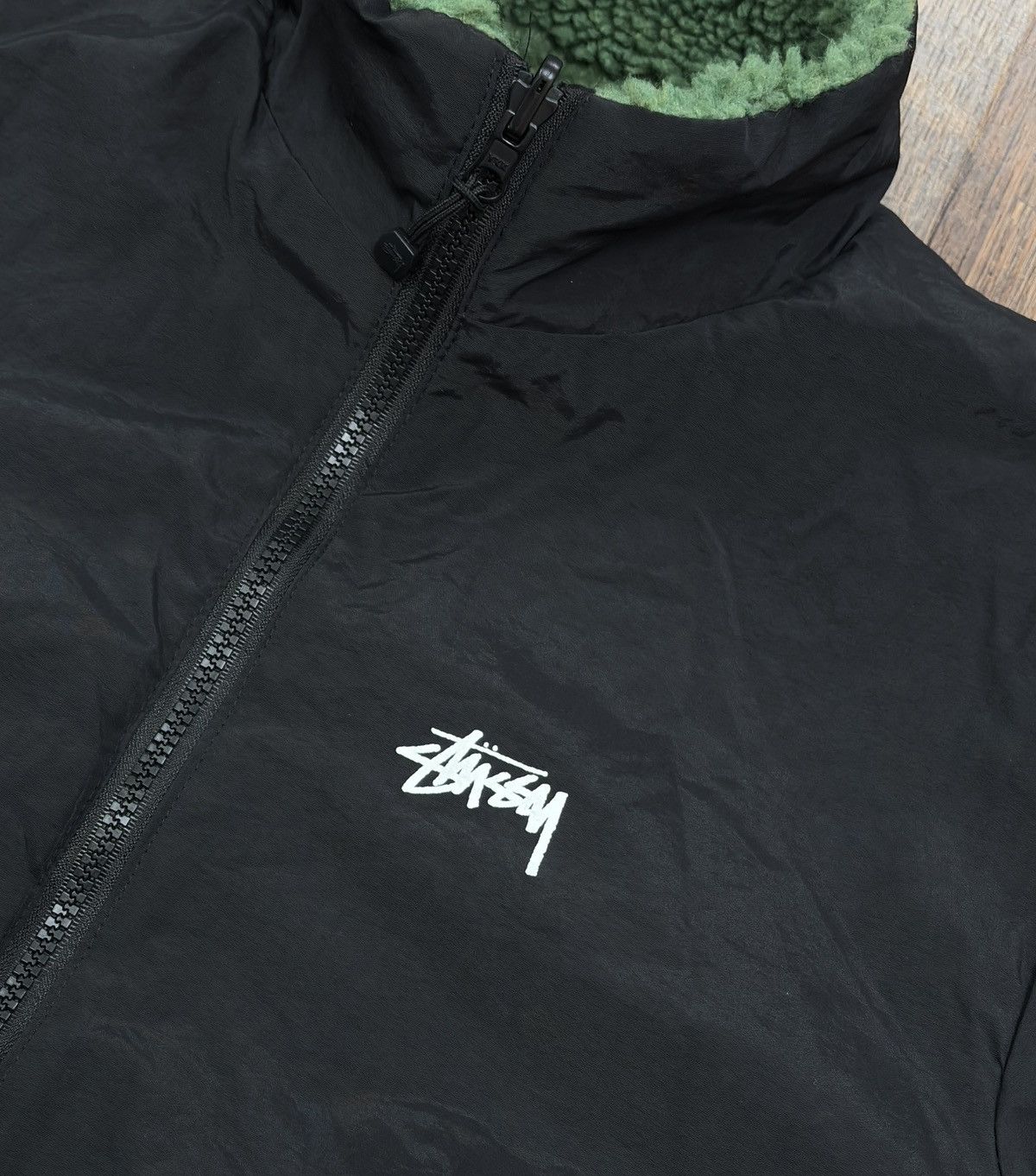 Stussy Stussy 8 Ball Sherpa Reversible Jacket Size US L / EU 52-54 / 3 - 8 Thumbnail