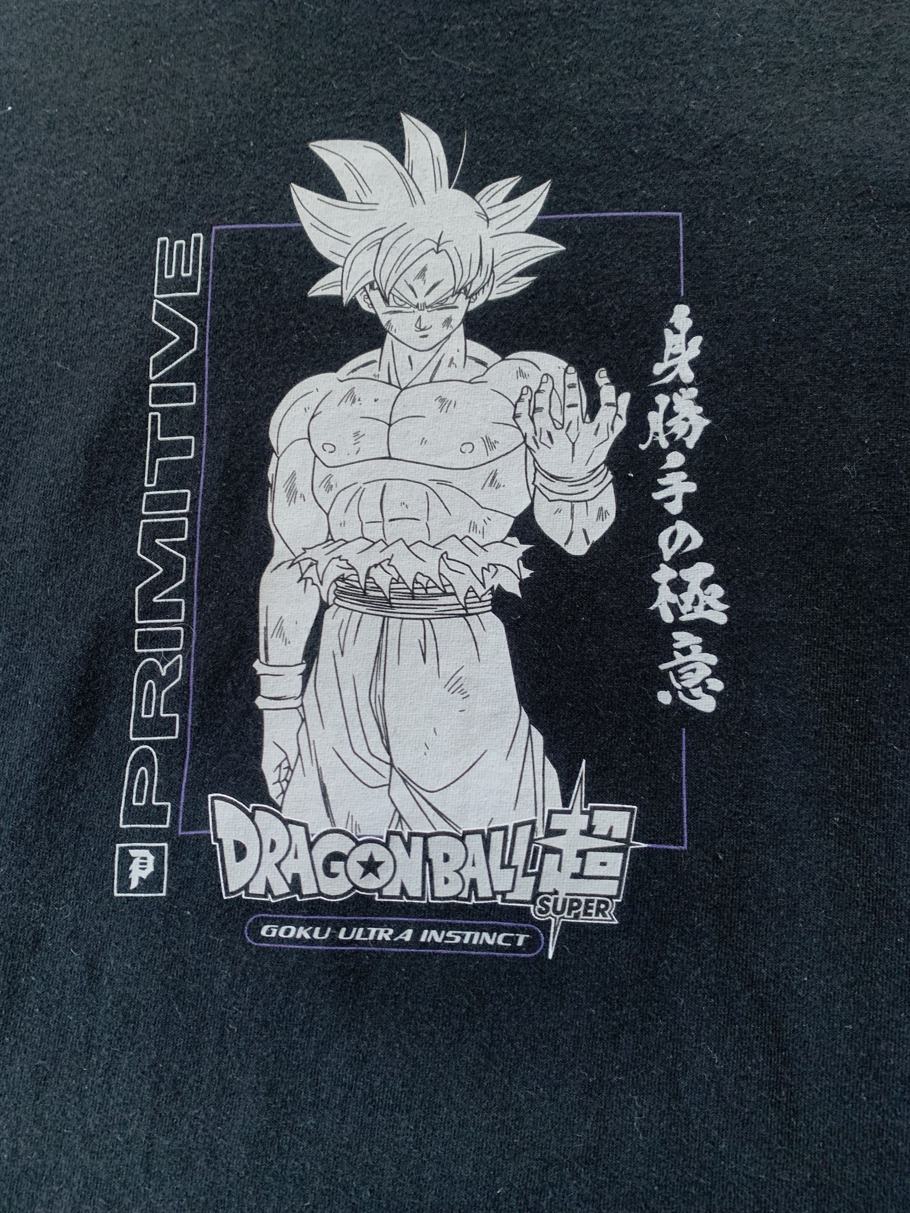 Anime Primitive x Dragon Ball Super Goku Long Sleeve T-Shirt Size US L / EU 52-54 / 3 - 6 Thumbnail