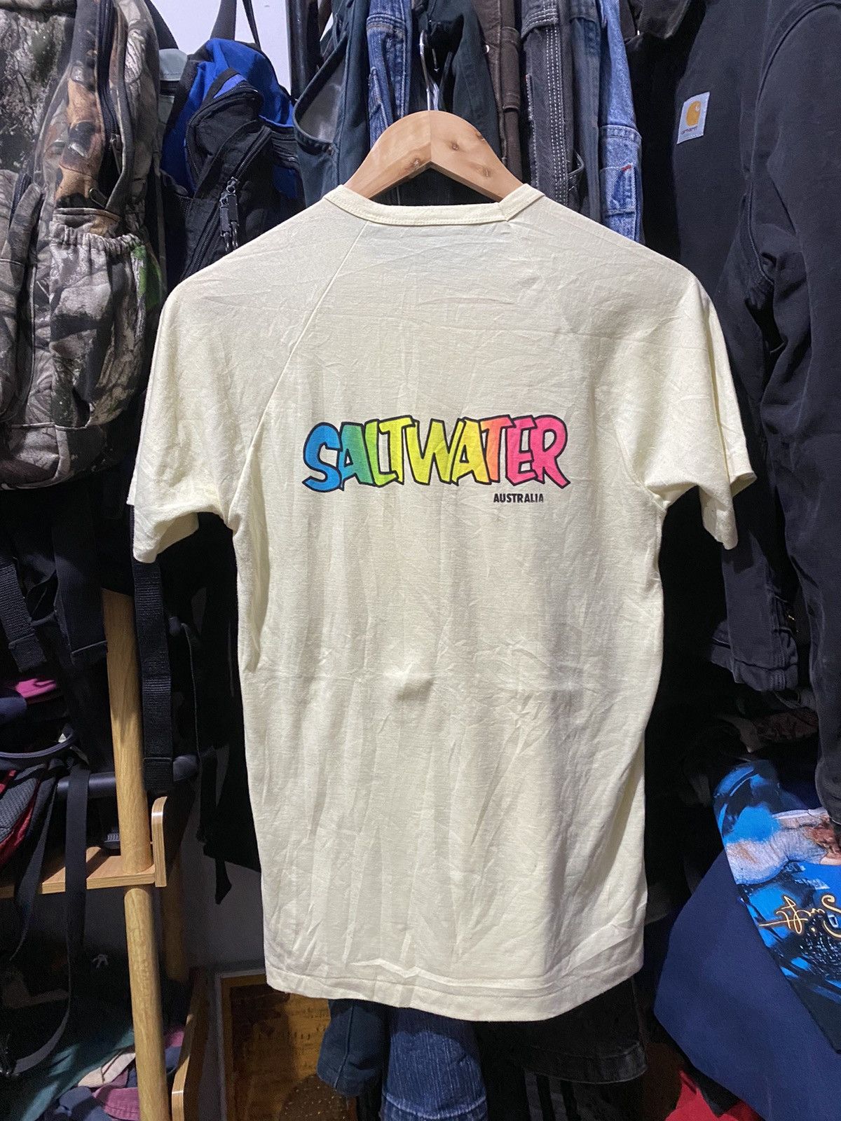 Vintage Saltwater Australia T-Shirt Size US S / EU 44-46 / 1 - 10 Thumbnail