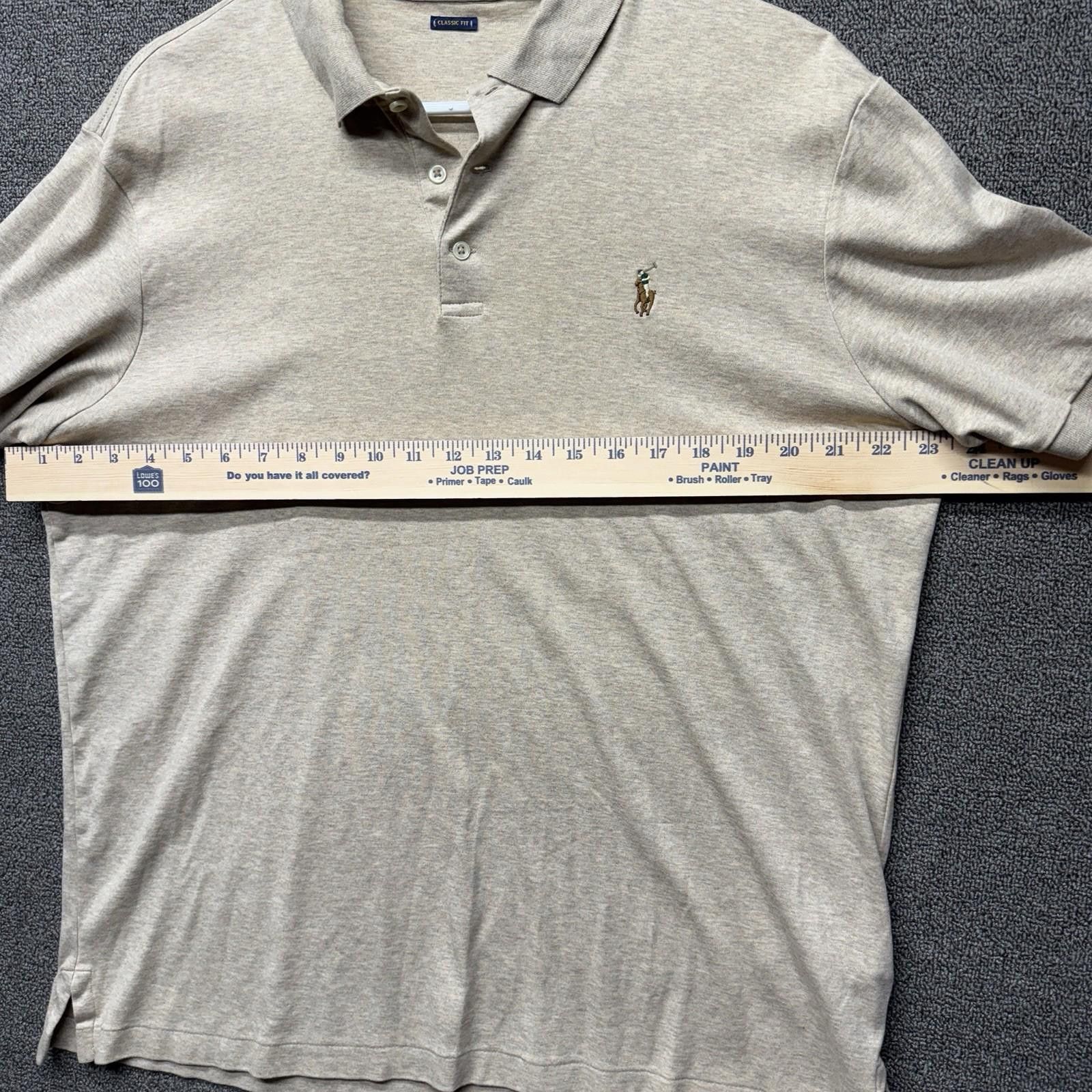 Polo Ralph Lauren Polo Ralph Lauren Men’s L Polo Shirt Beige Tan Khaki Size US L / EU 52-54 / 3 - 5 Thumbnail