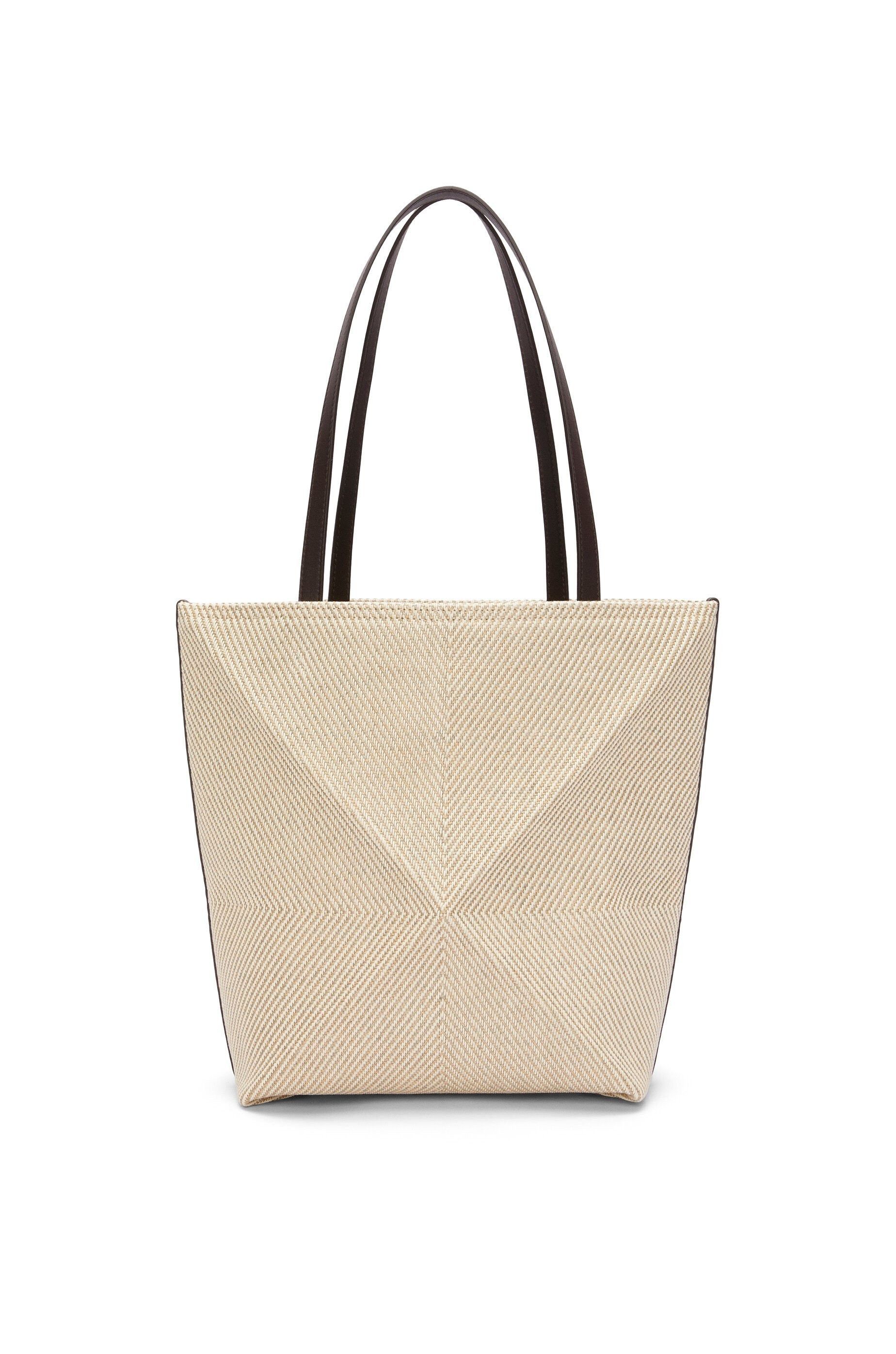 Loewe o1in1g0426 Size:OS/ Medium Puzzle Fold Tote Bag Ecru/Natural Size ONE SIZE - 5 Thumbnail