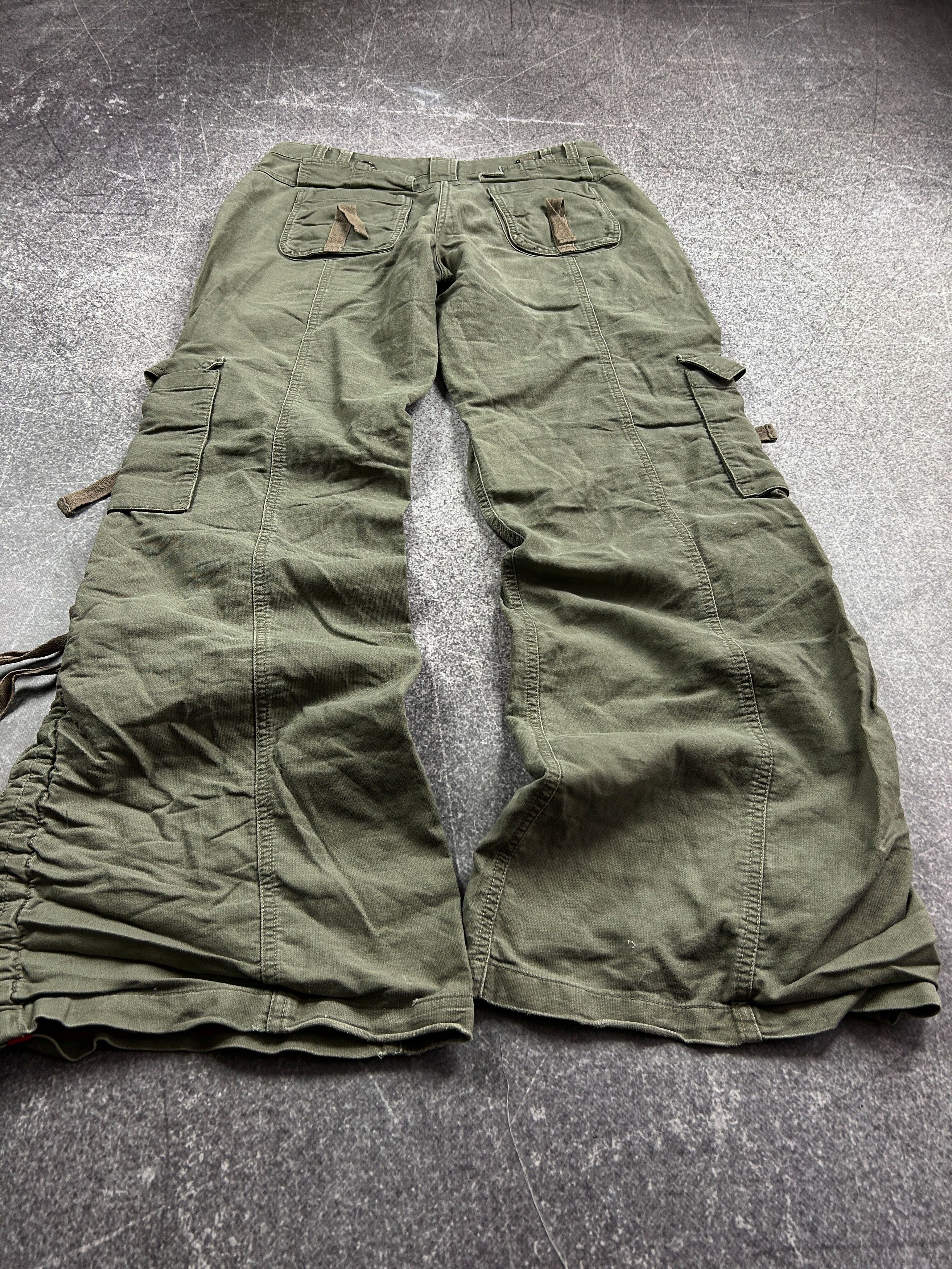 Other Vintage Junya Watanabe Travis Scott Style Cargo Jeans 90s Size US 30 / EU 46 - 2 Thumbnail
